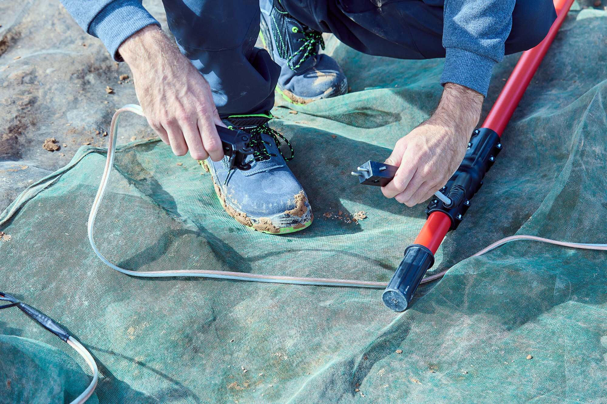 Vareador de aceitunas Cigüeña  con 2 velocidades