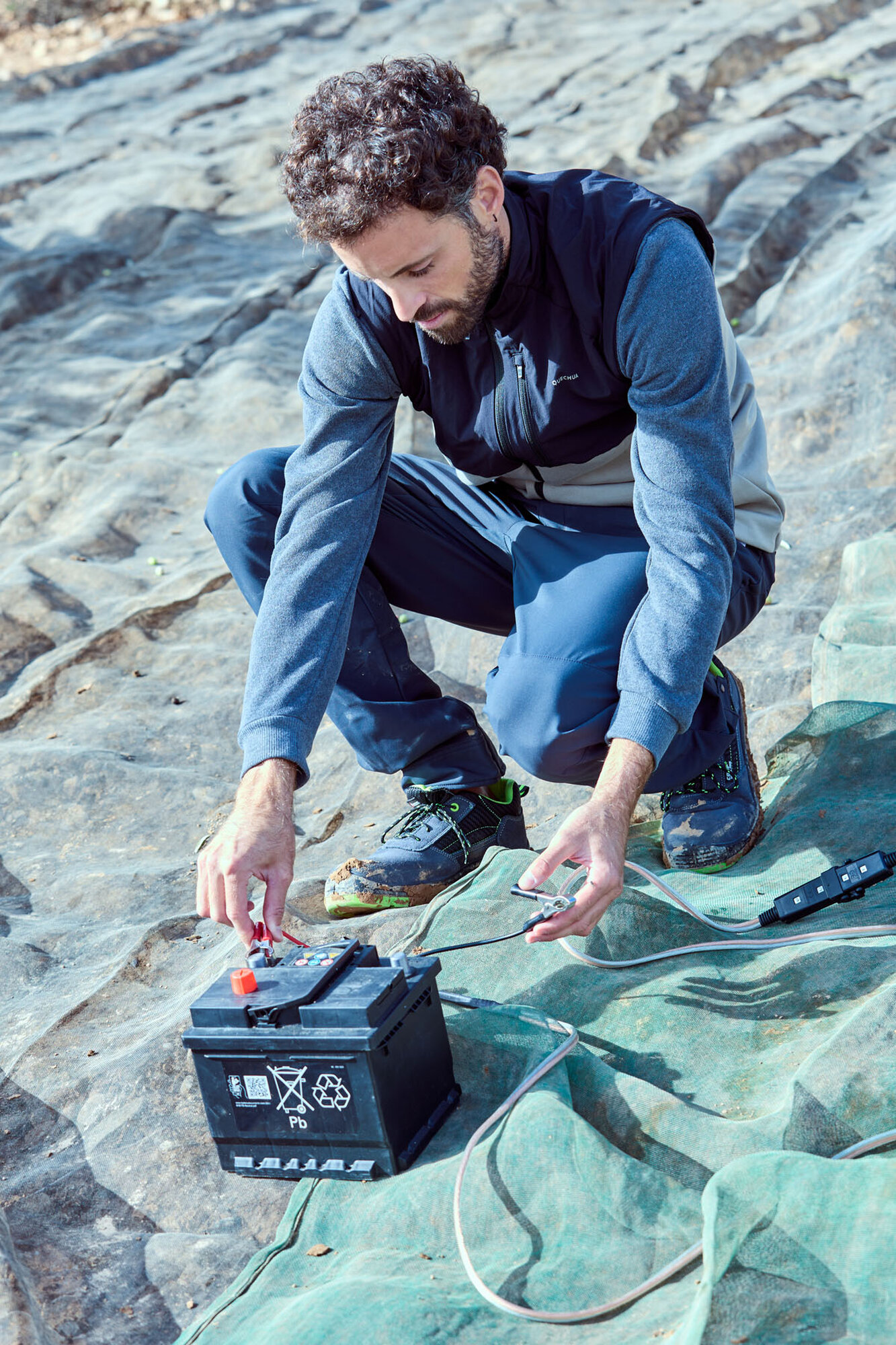 Vareador de aceitunas Cigüeña  con 2 velocidades