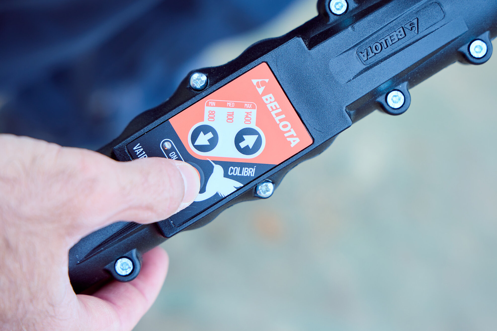 Vareador de aceitunas Colibrí con 3 velocidades VA1PRO