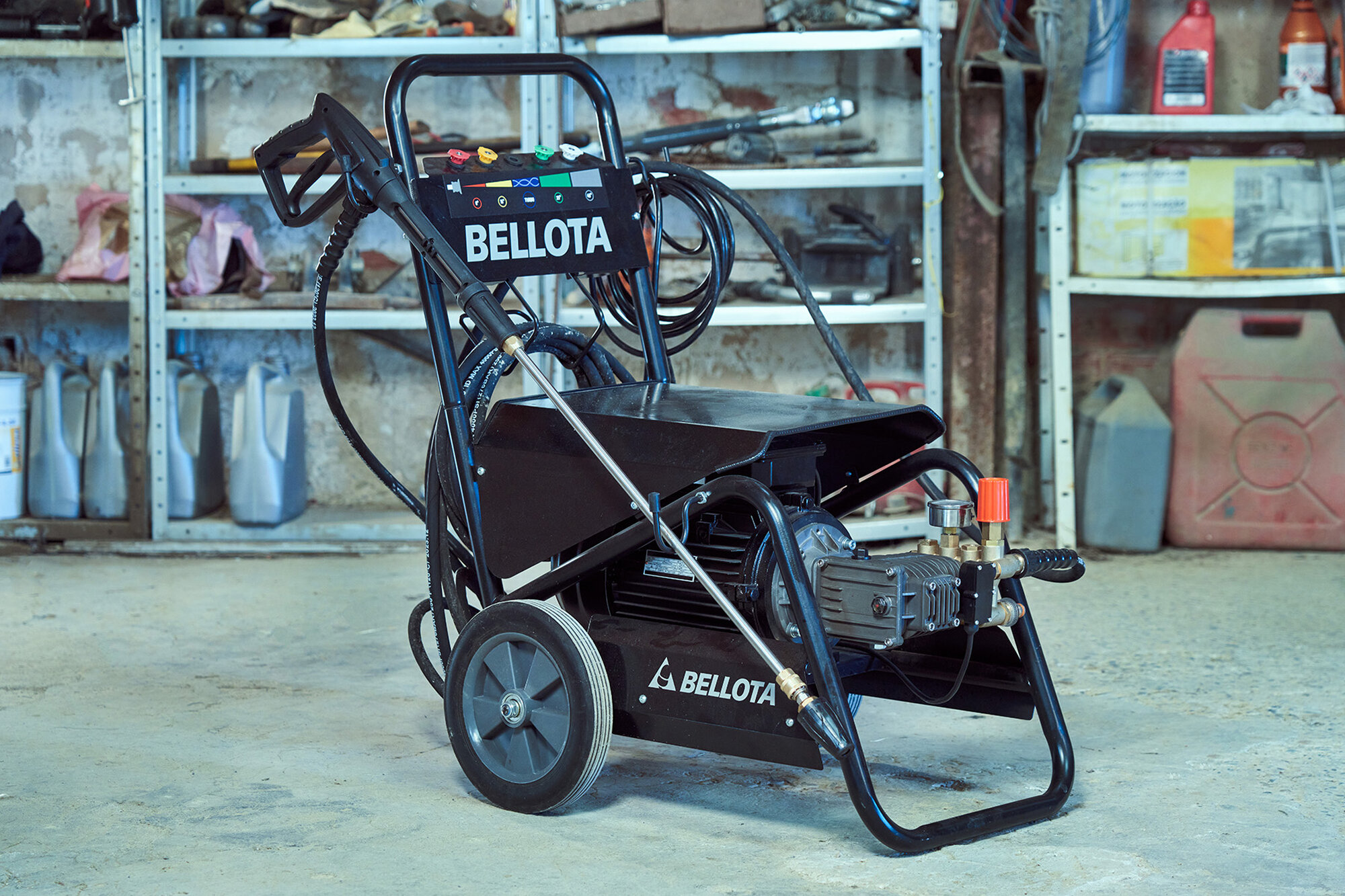 Hidrolimpiadora metálica trifásica profesional de 800l/h caudal / HL4800PROE