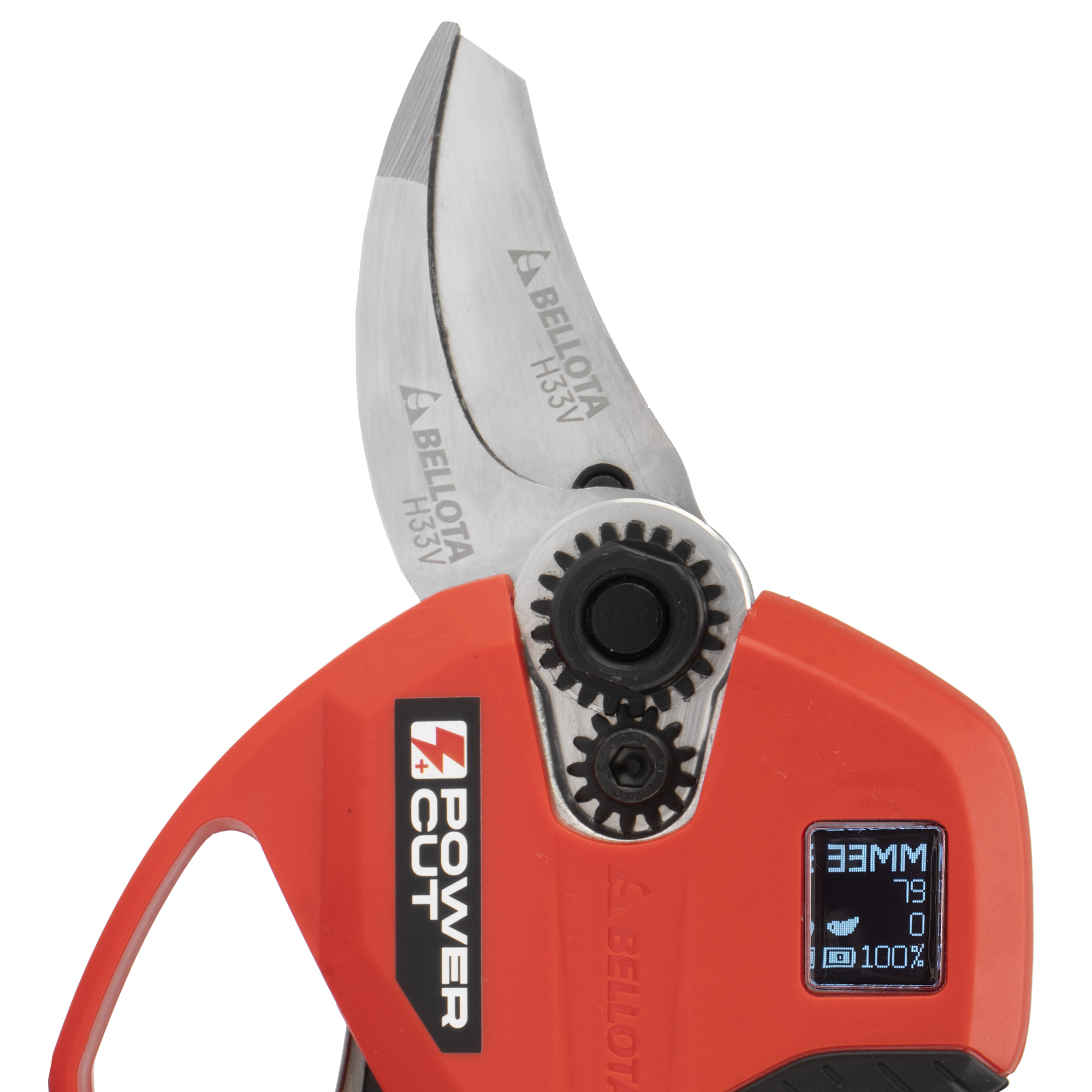 Tijera de poda eléctrica sin cable, especial para viña, POWER CUT con batería de Litio Ion y apertura máxima de 33mm / EPR233PV