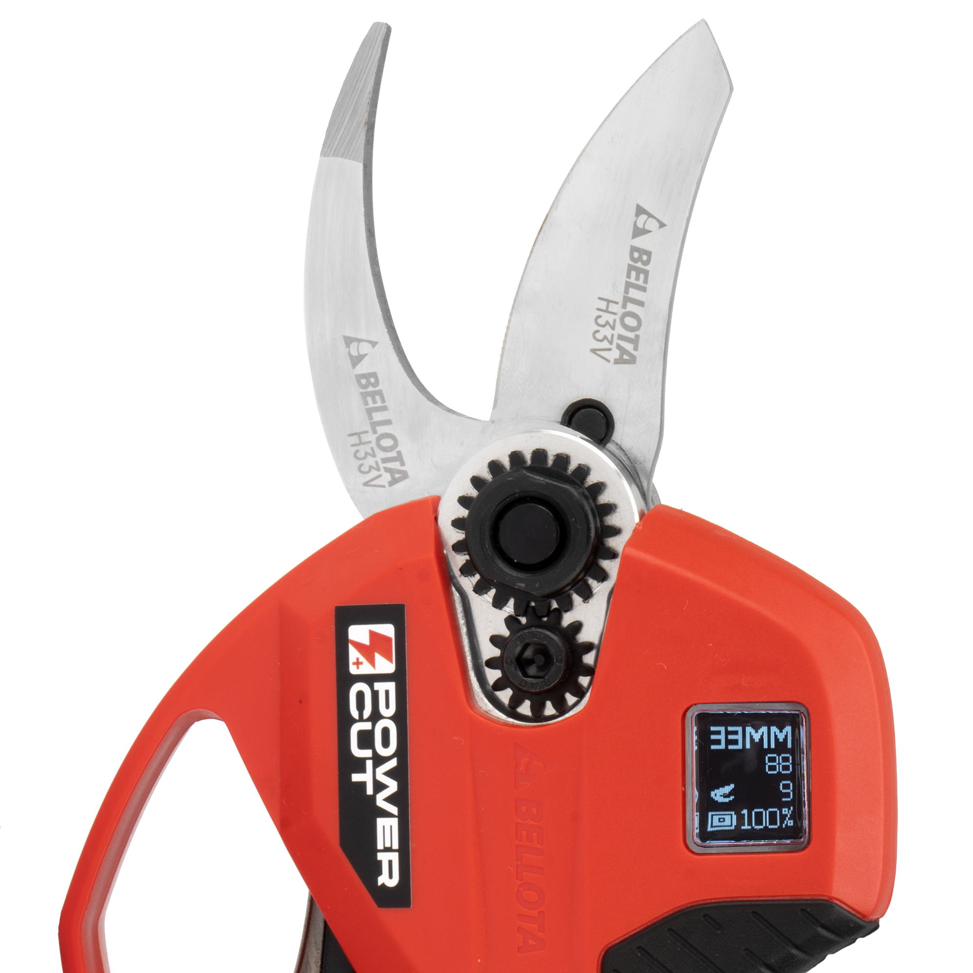 Tijera de poda eléctrica sin cable, especial para viña, POWER CUT con batería de Litio Ion y apertura máxima de 33mm / EPR233PV