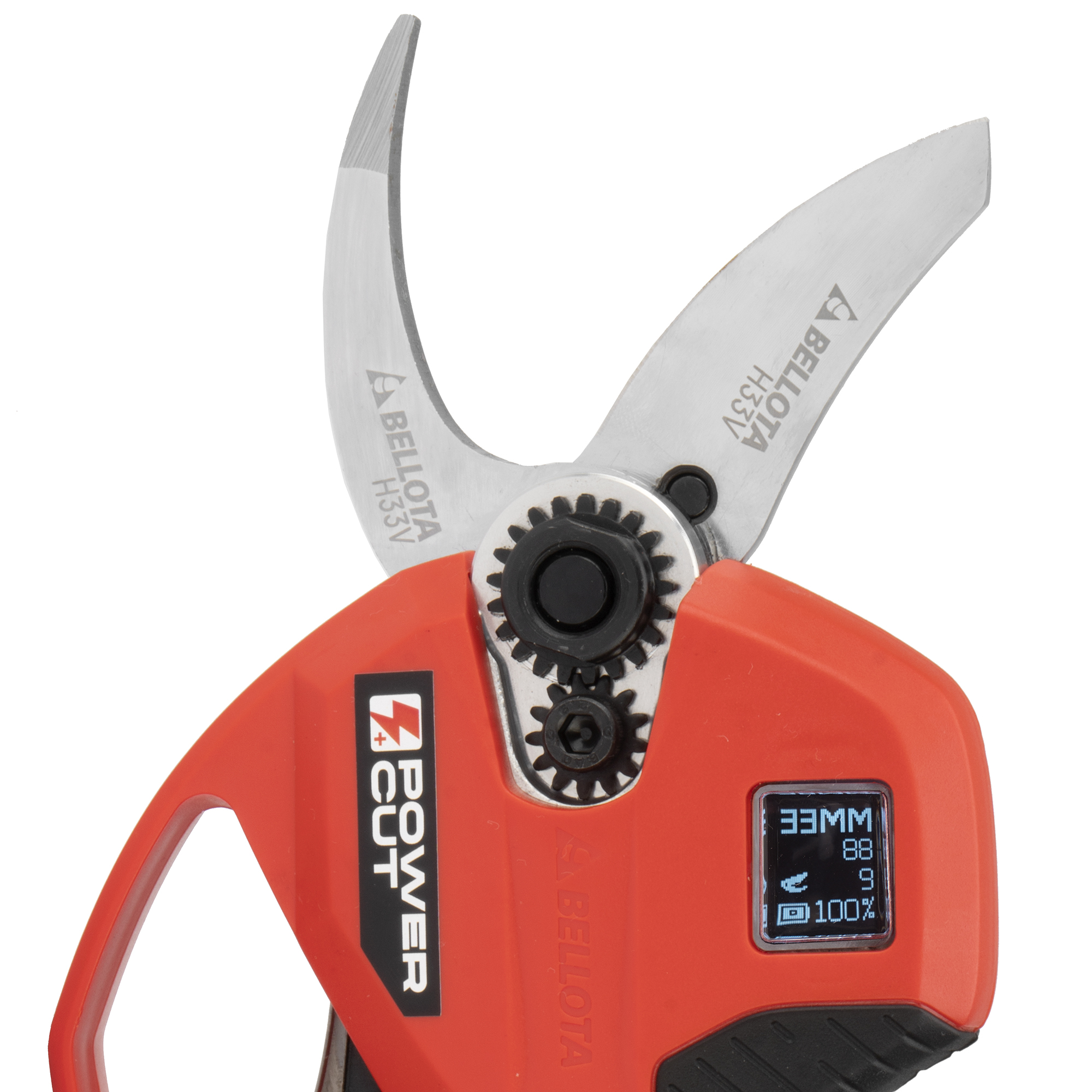 Tijera de poda eléctrica sin cable, especial para viña, POWER CUT con batería de Litio Ion y apertura máxima de 33mm / EPR233PV