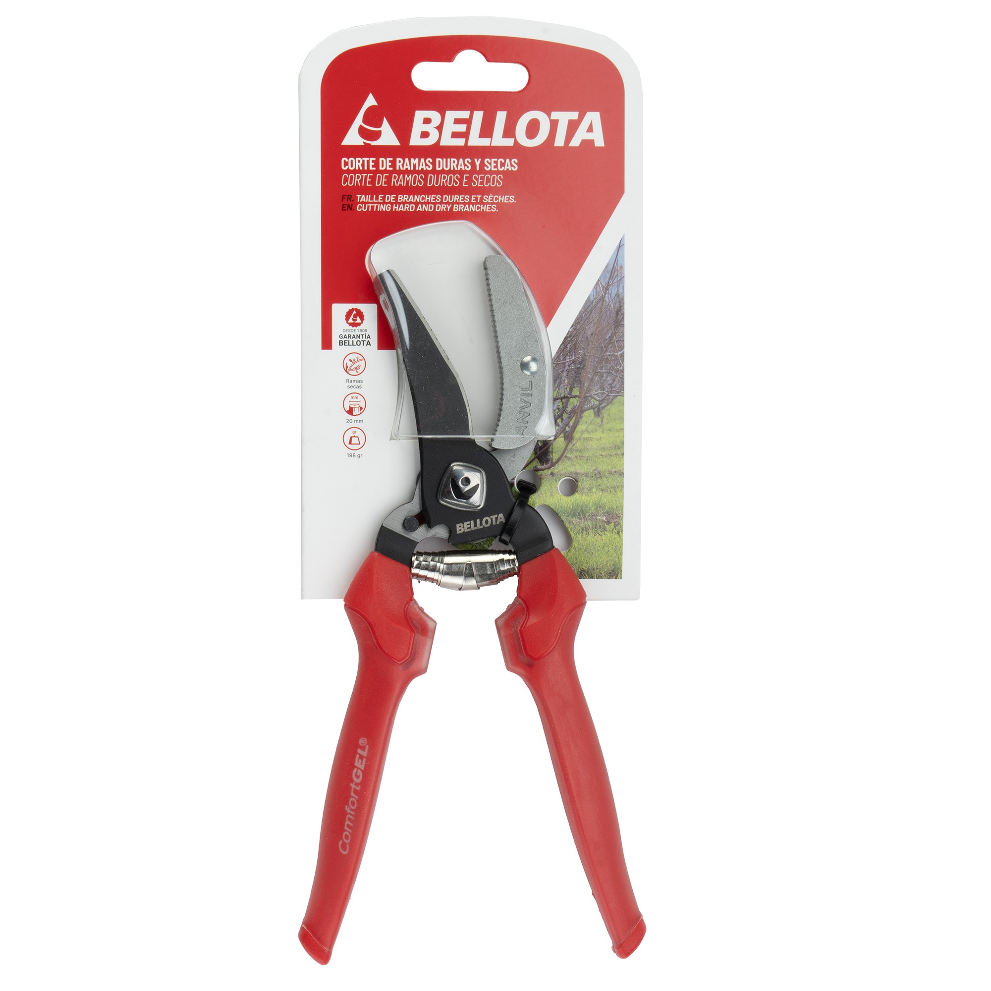 Tijera de una mano yunque mangos ComfortGel/3415