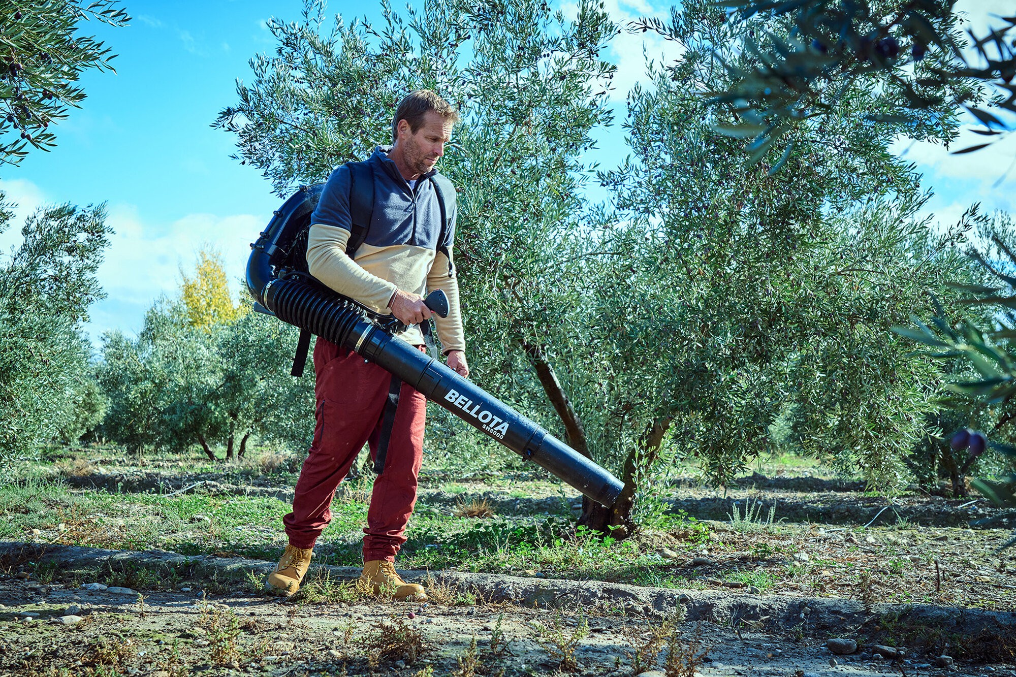 Soplador de mochila a gasolina 79,4 cc / SM8000E