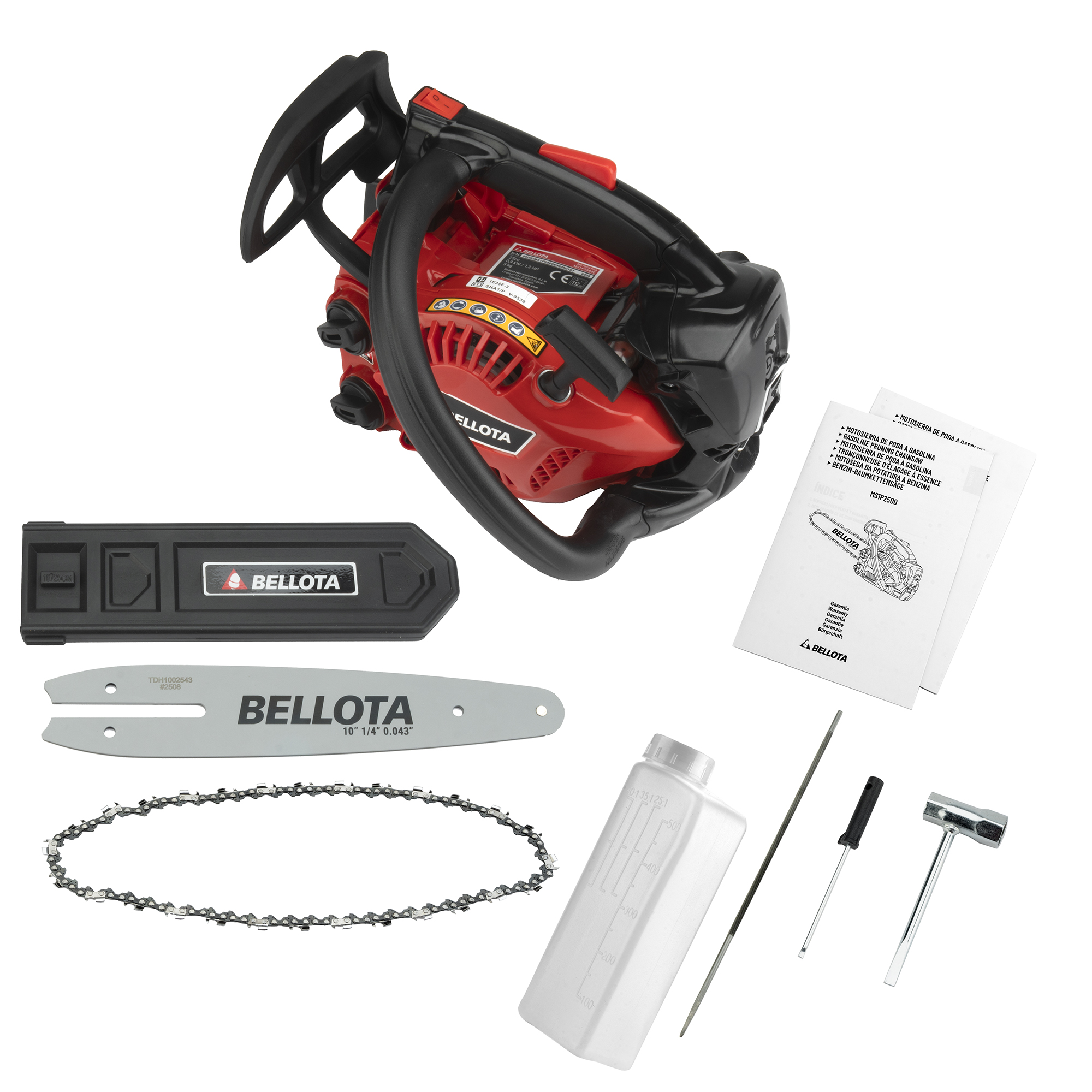 Motosierra de poda de 1 mano a gasolina 25cc / MS1P2500E