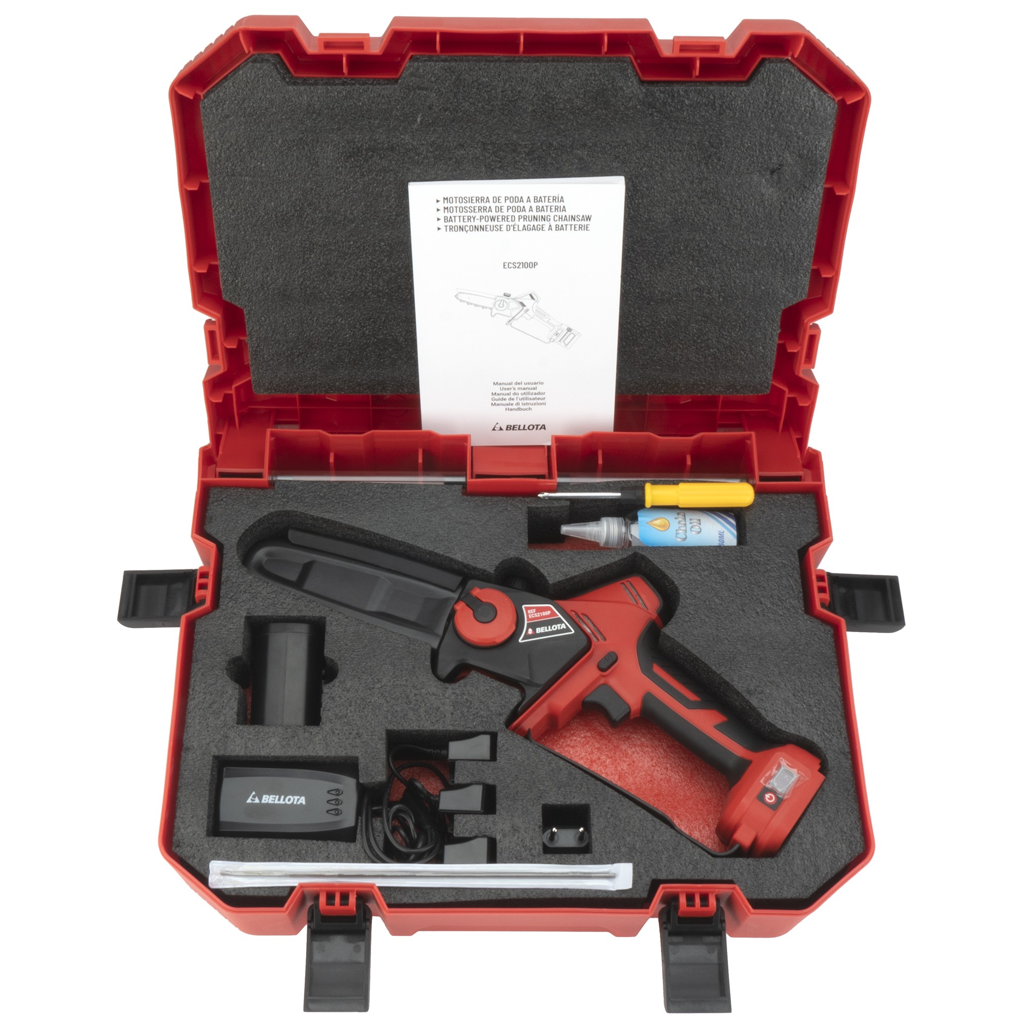 Motosierra Eléctrica a batería para el profesional, 14,4V/ECS2100P