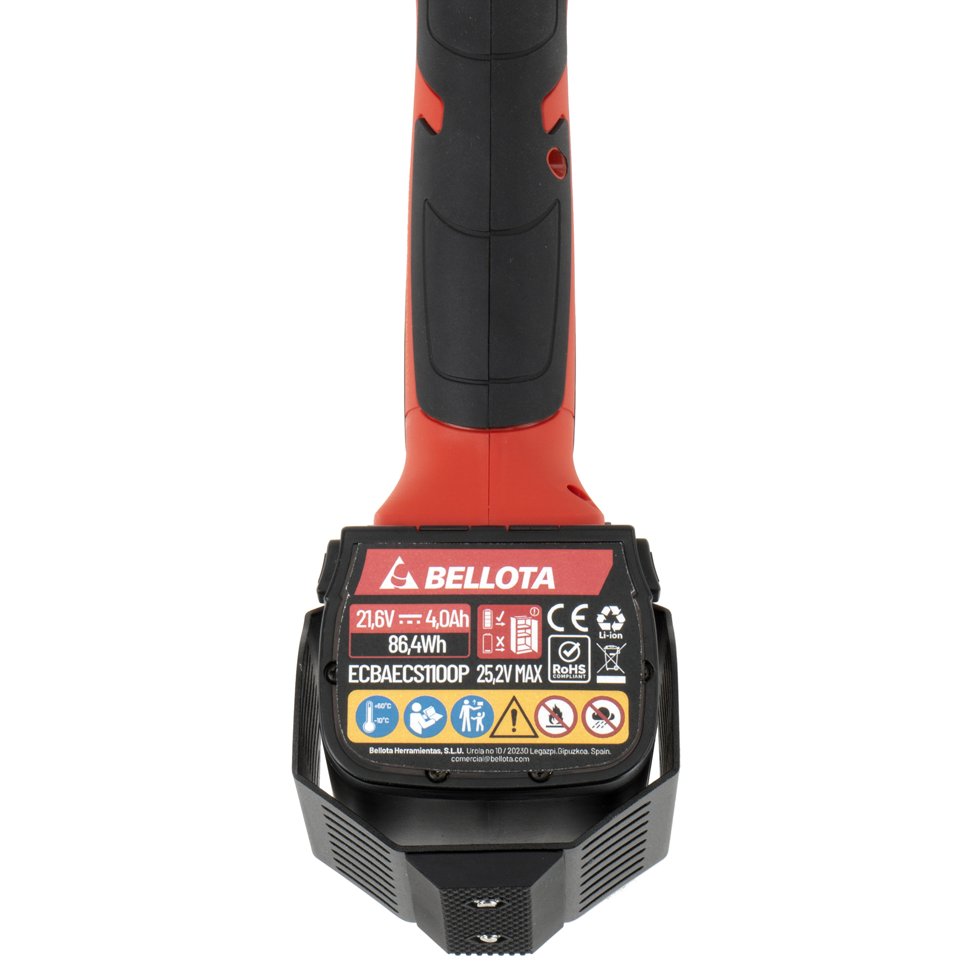 Pértiga extensible hasta 2,2m compatible con las tijeras eléctricas a batería  / EPP2EXTP