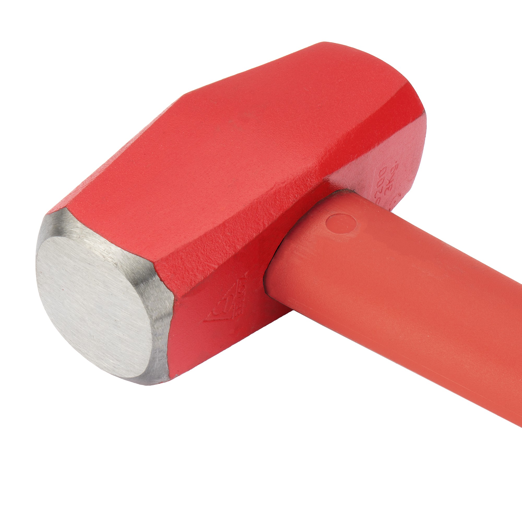 Maza con mango de fibra carbono sin templar para golpeo de materiales duros / 5200HRCCFN