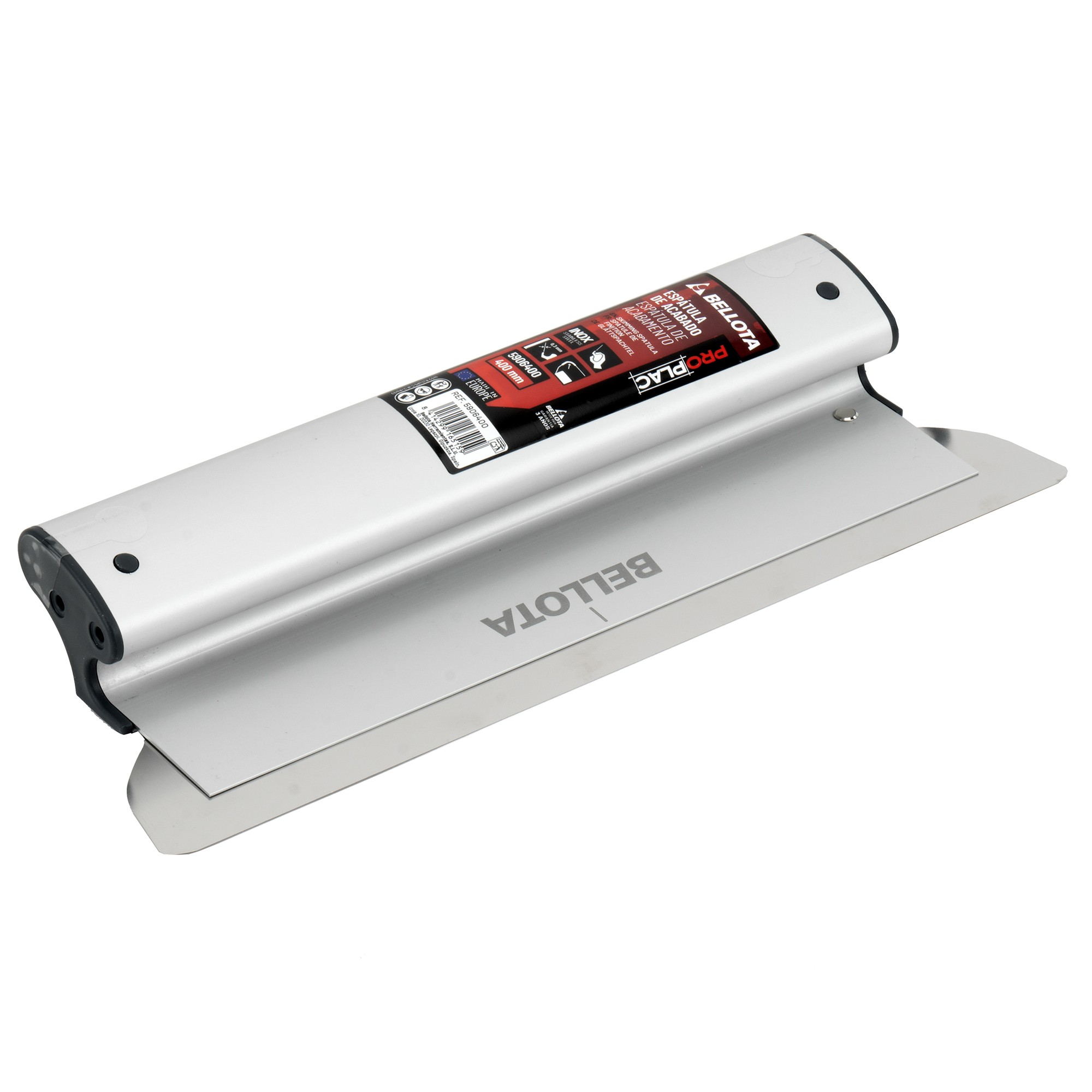 Espátula de alisar en acero inoxidable de 0,3 mm para enlucir trabajos en placa / 5906