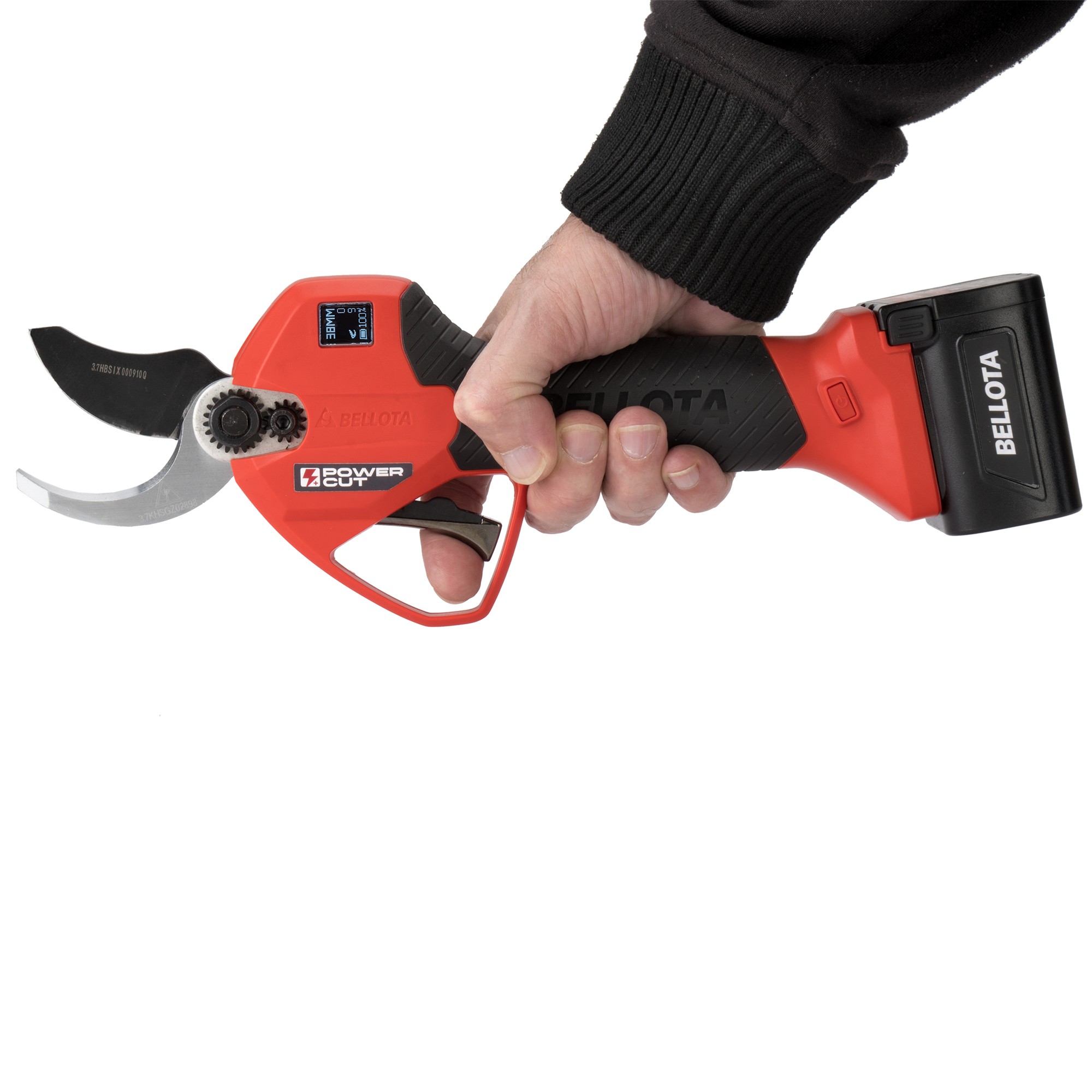 Tijera de poda eléctrica sin cable, POWER CUT con batería de Litio Ion y apertura máxima de 38mm / EPR238P