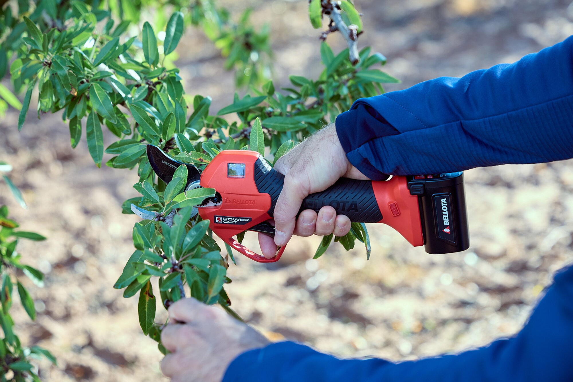 Tijera de poda eléctrica sin cable, POWER CUT con batería de Litio Ion y apertura máxima de 38mm / EPR238P