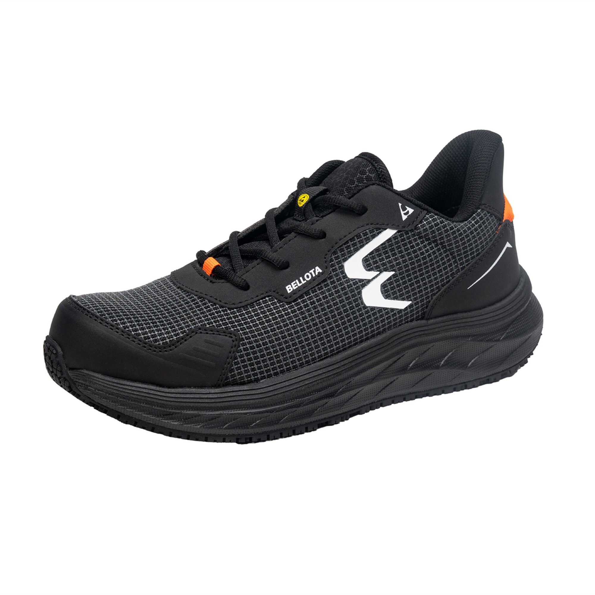 Zapatilla Ultraligera Rejilla GRID Negra S1PS