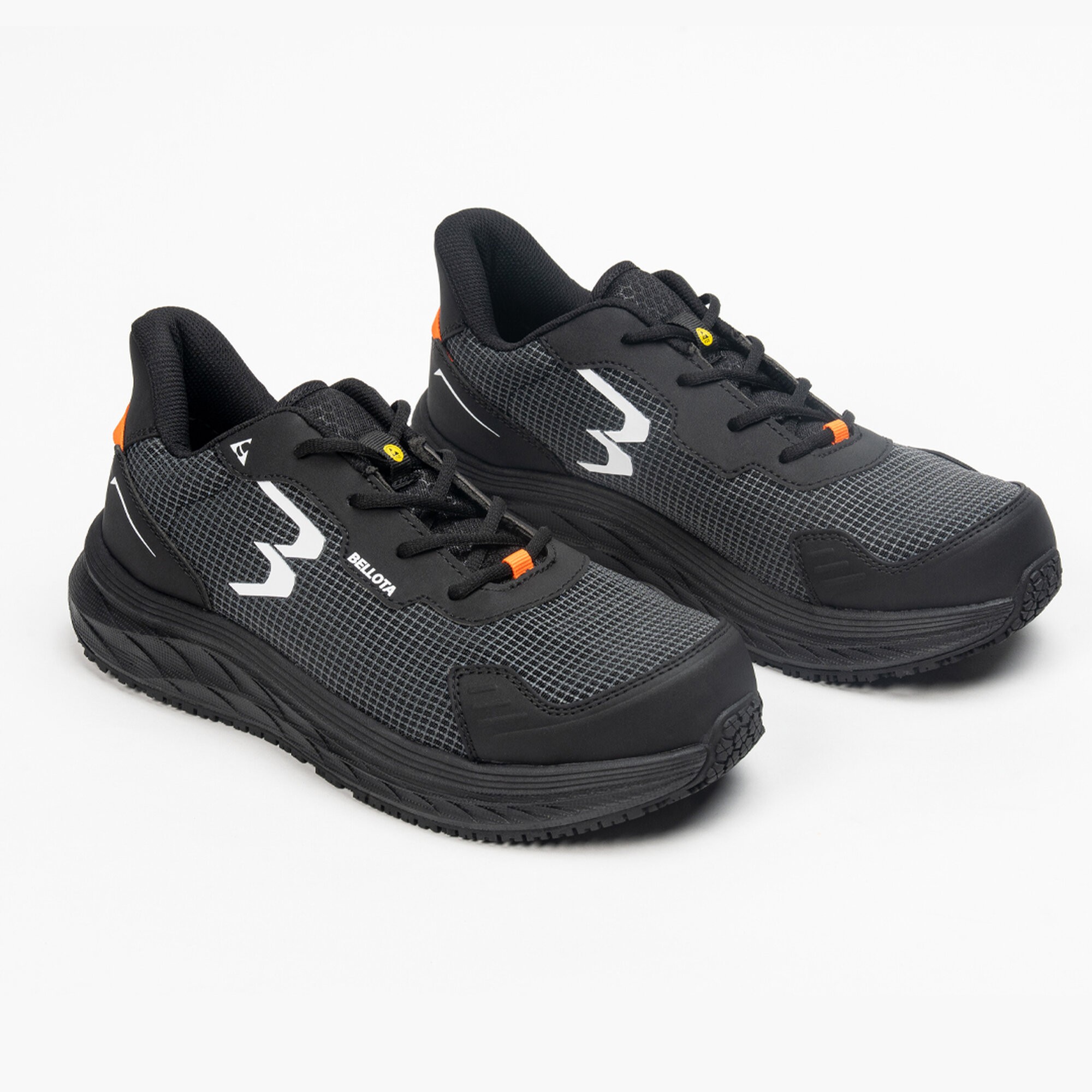 Zapatilla Ultraligera Rejilla GRID Negra S1PS