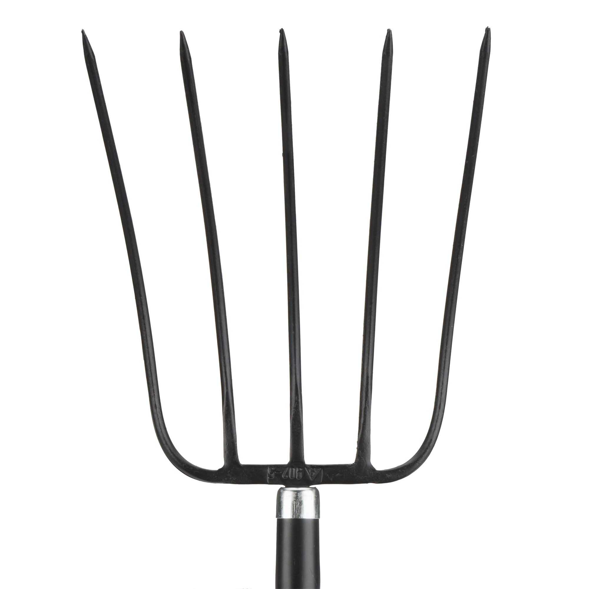 Horca forjada de 5 púas para recoger heno y estiércol / 9025A