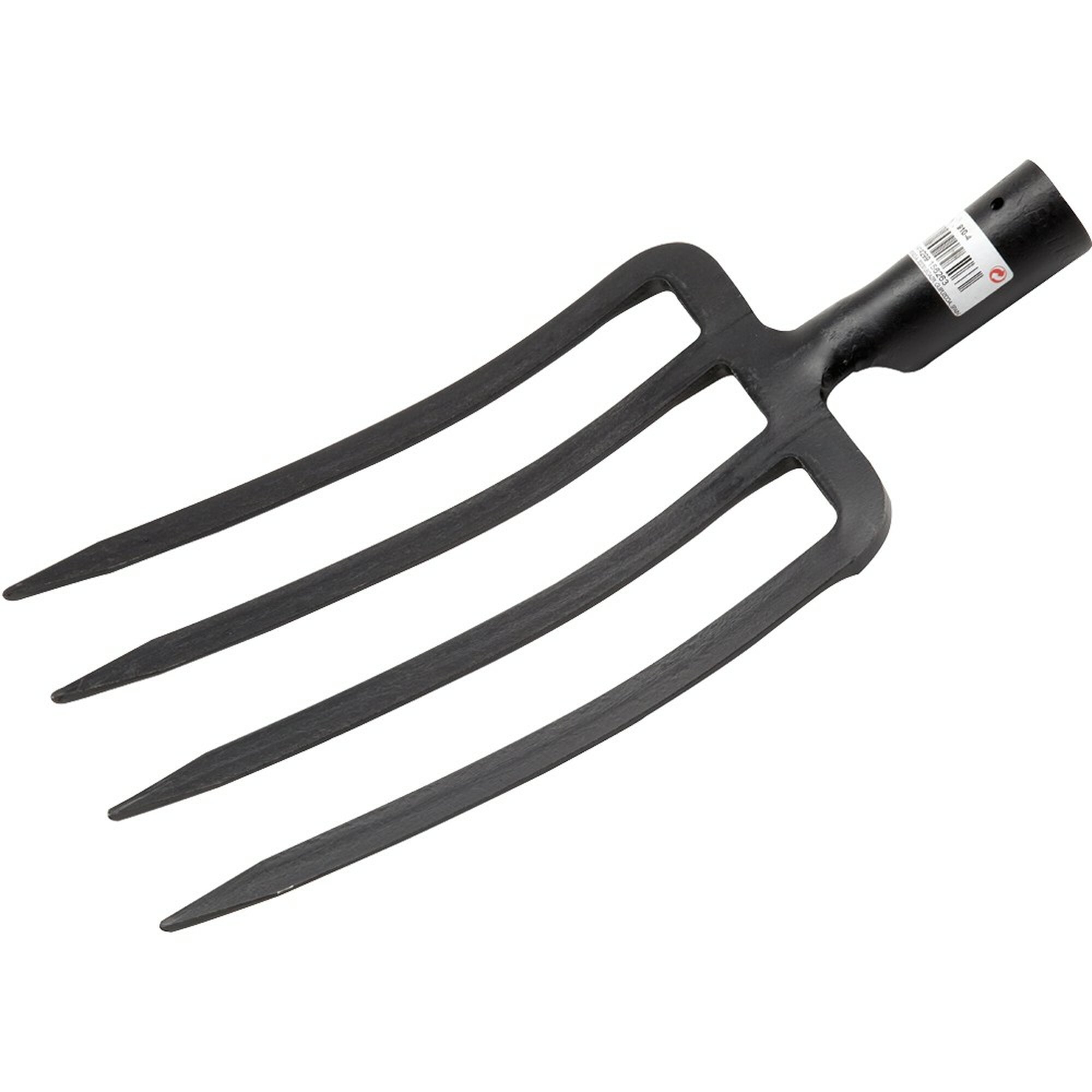 Horca forjada de 4 púas para remover la tierra,desenterrar cultivos y airear y soltar terreno compactos / 9104