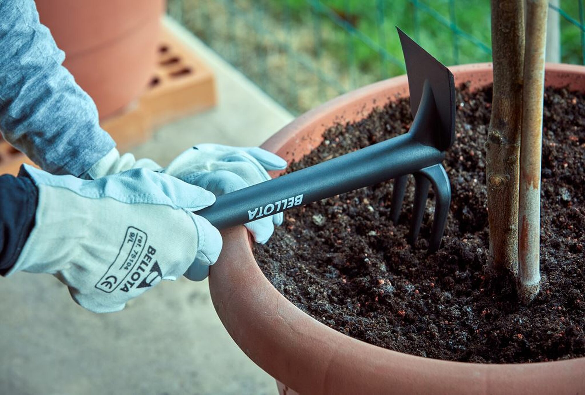 Azuela - Horquilla de fibra de vidrio para desterronar y airear la tierra / 2990