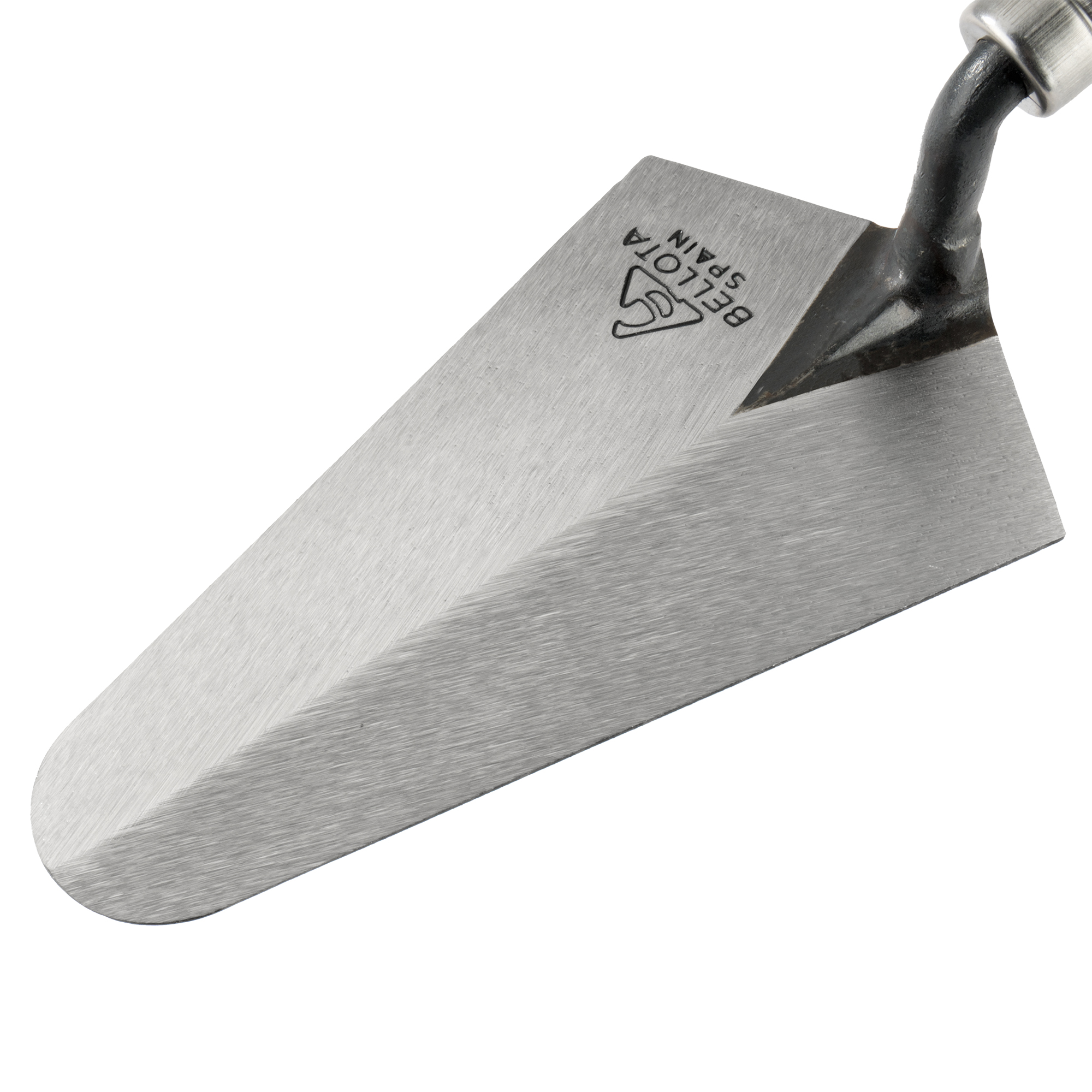 Paleta madrileña con mango madera para trabajos de albañilería / 5842