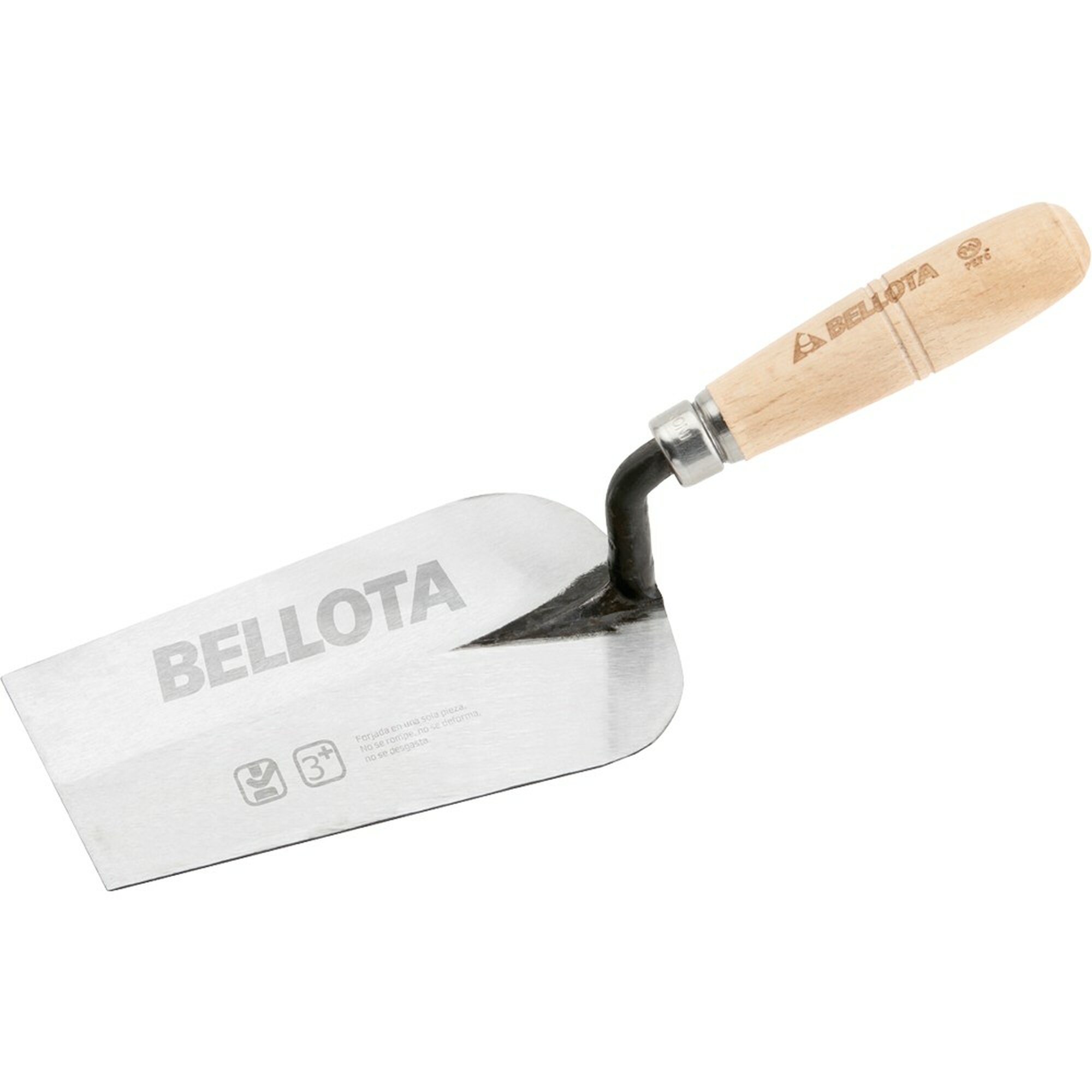 Paleta andaluza con mango de madera para trabajos de albañilería / 5843