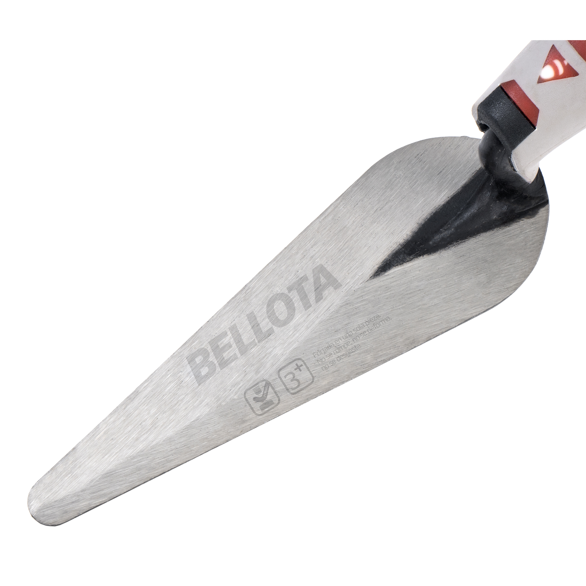 Paleta lengua de gato con mango bimaterial para trabajos acabado y de albañilería / 5904BIM