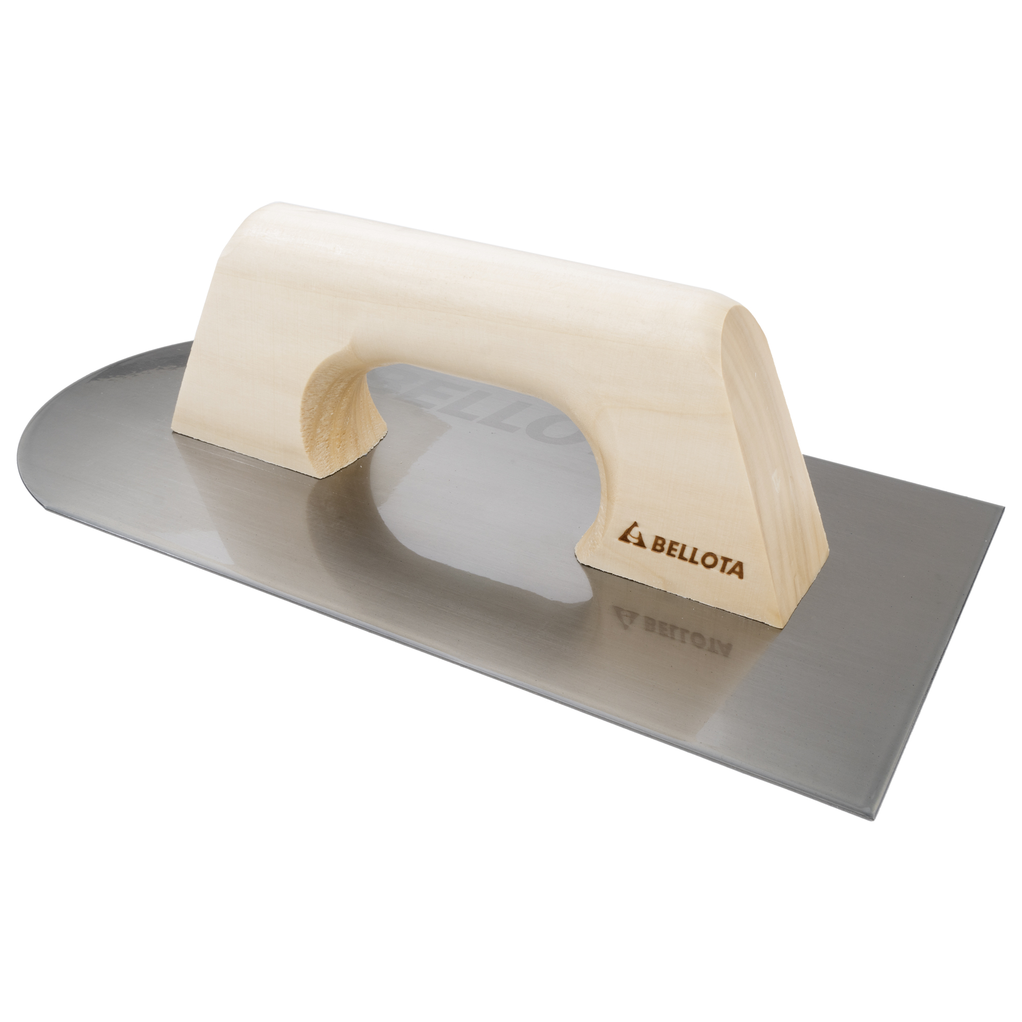 Llana redonda con mango de madera para trabajos de acabado / 5863