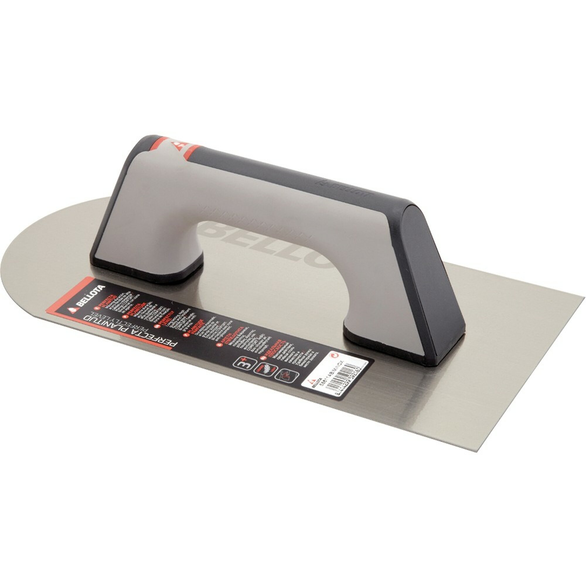 Llana redonda con mango bimaterial para trabajos de acabado / 5863BIM