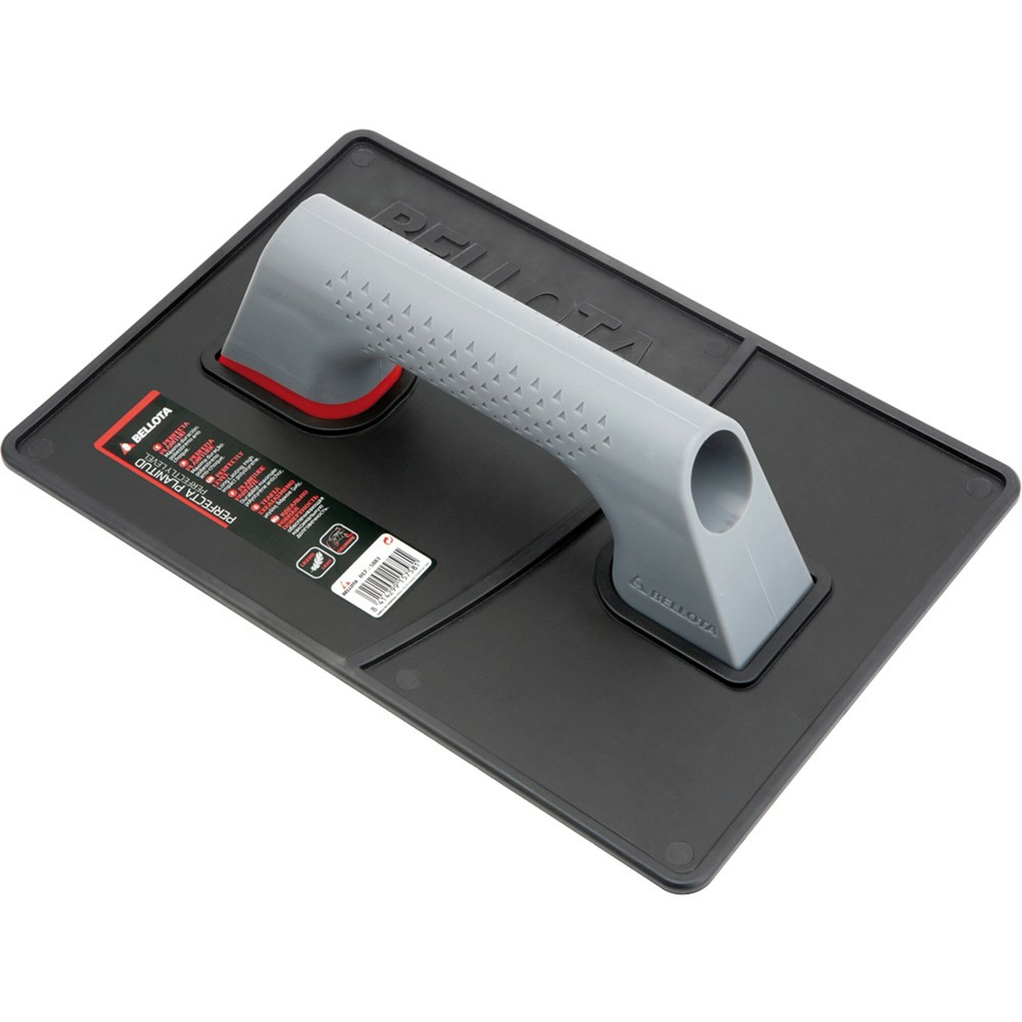 Talocha rectangular con mango plástico para fratasado de superficies / 5883