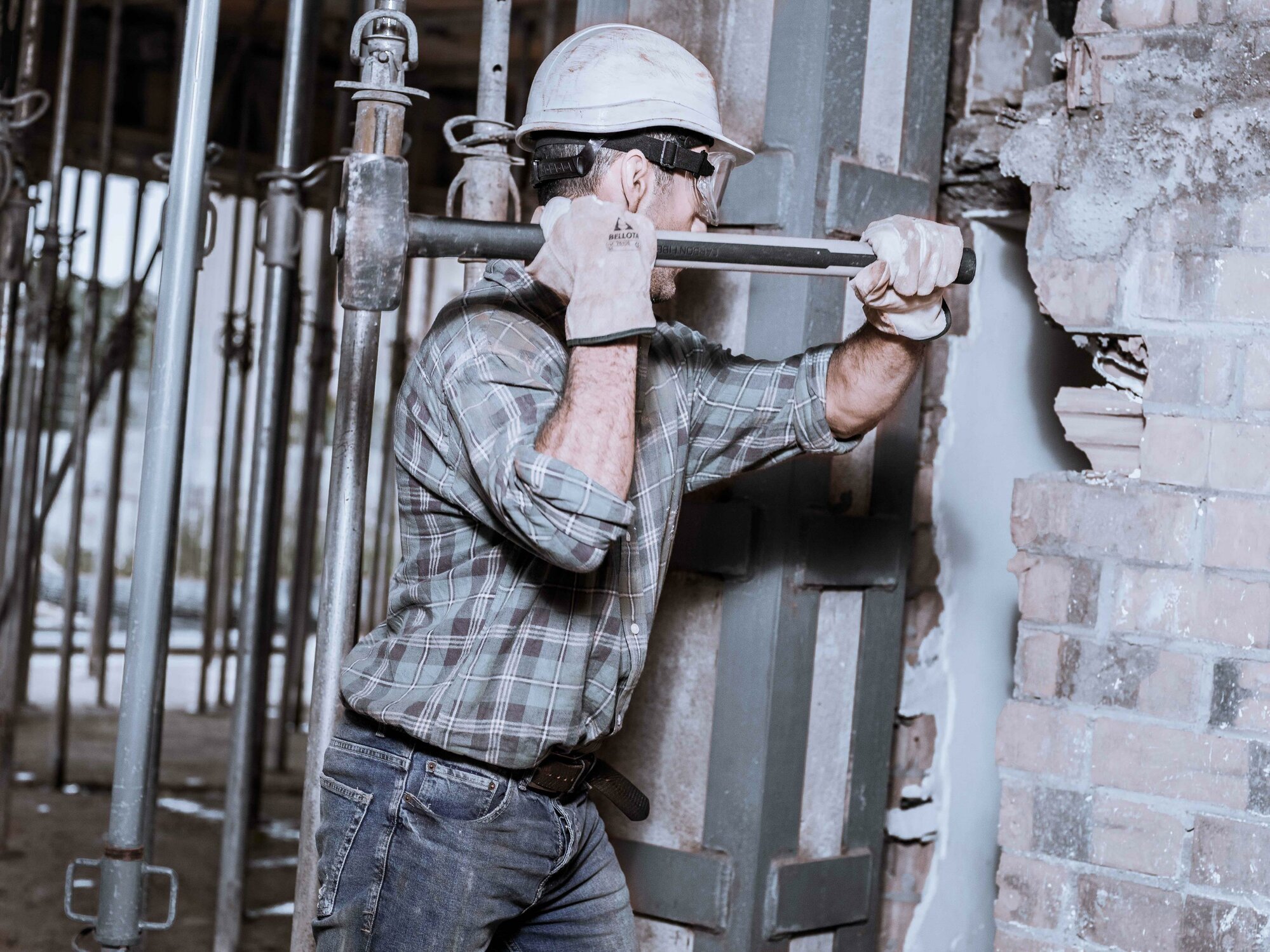 Maza con mango de fibra carbono para trabajos de demolición / 5200CF