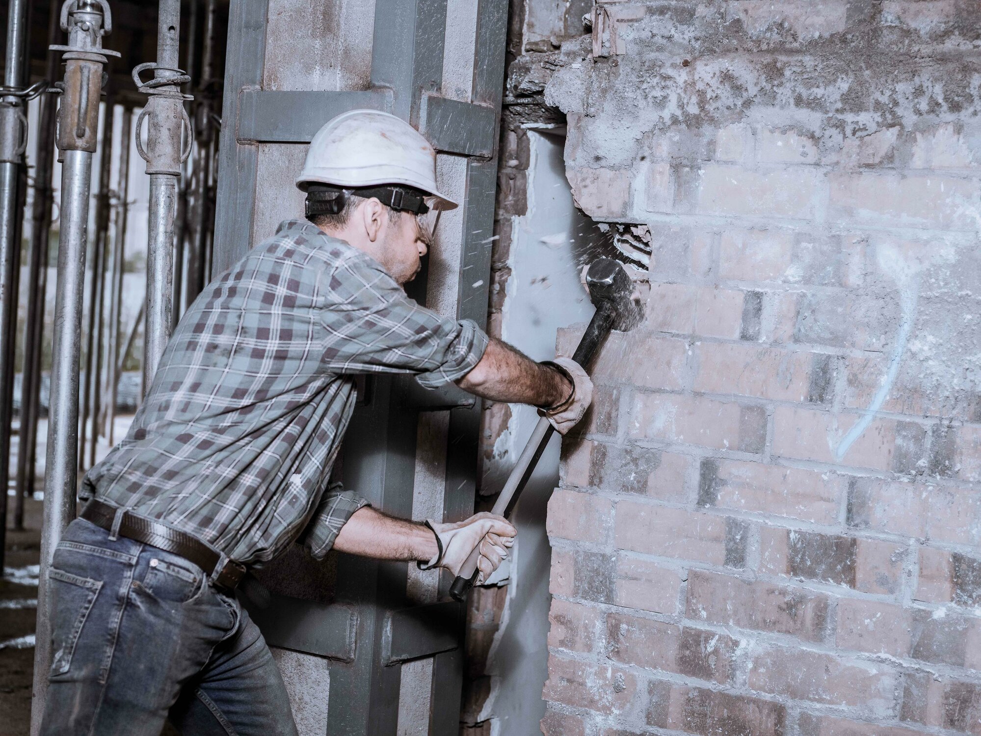 Maza con mango de fibra carbono para trabajos de demolición / 5200CF