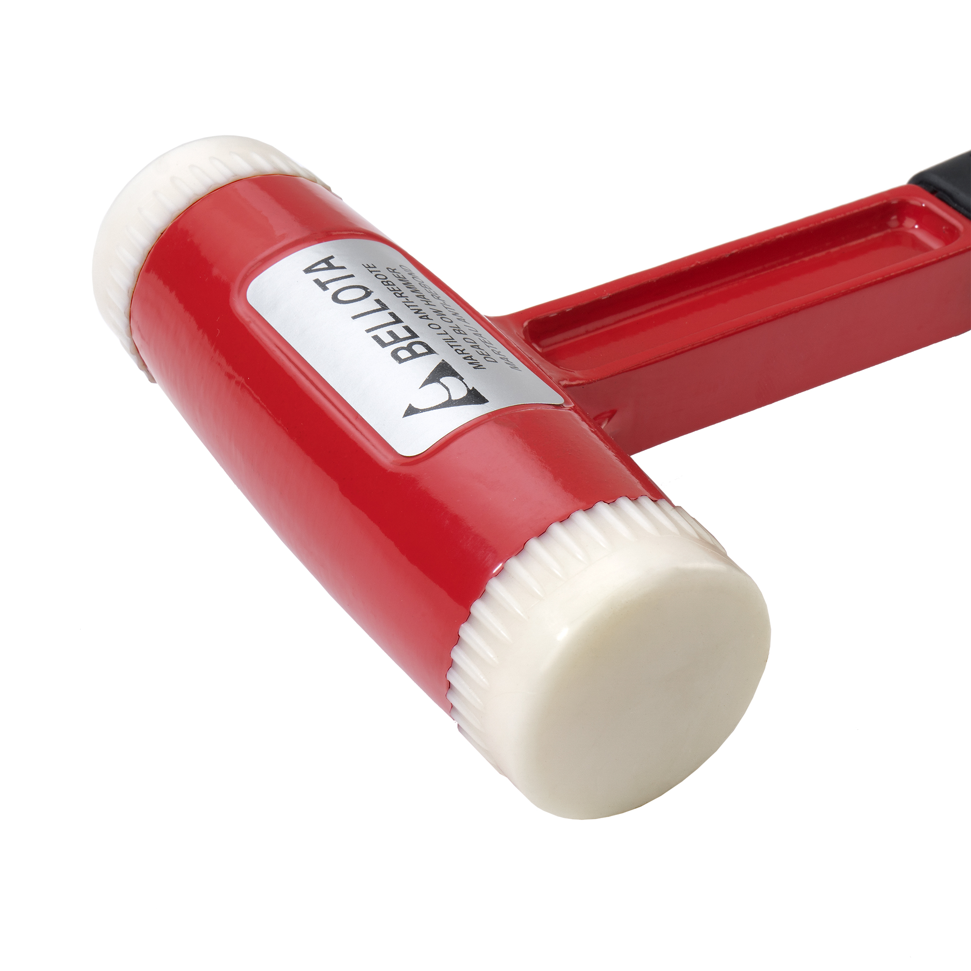 Martillo antirebote boca de nylon con mango metálico para golpeo de piezas / 8051