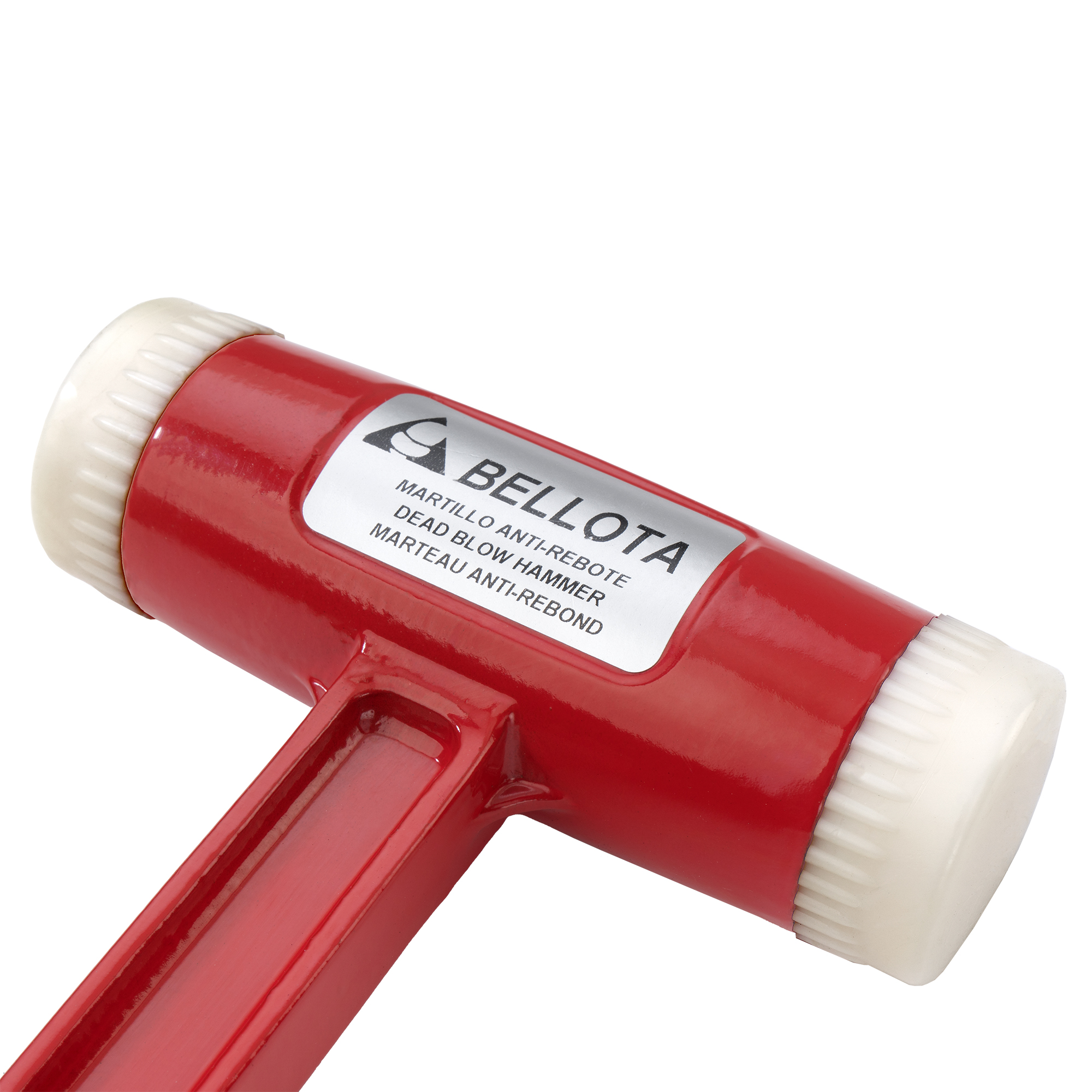 Martillo antirebote boca de nylon con mango metálico para golpeo de piezas / 8051