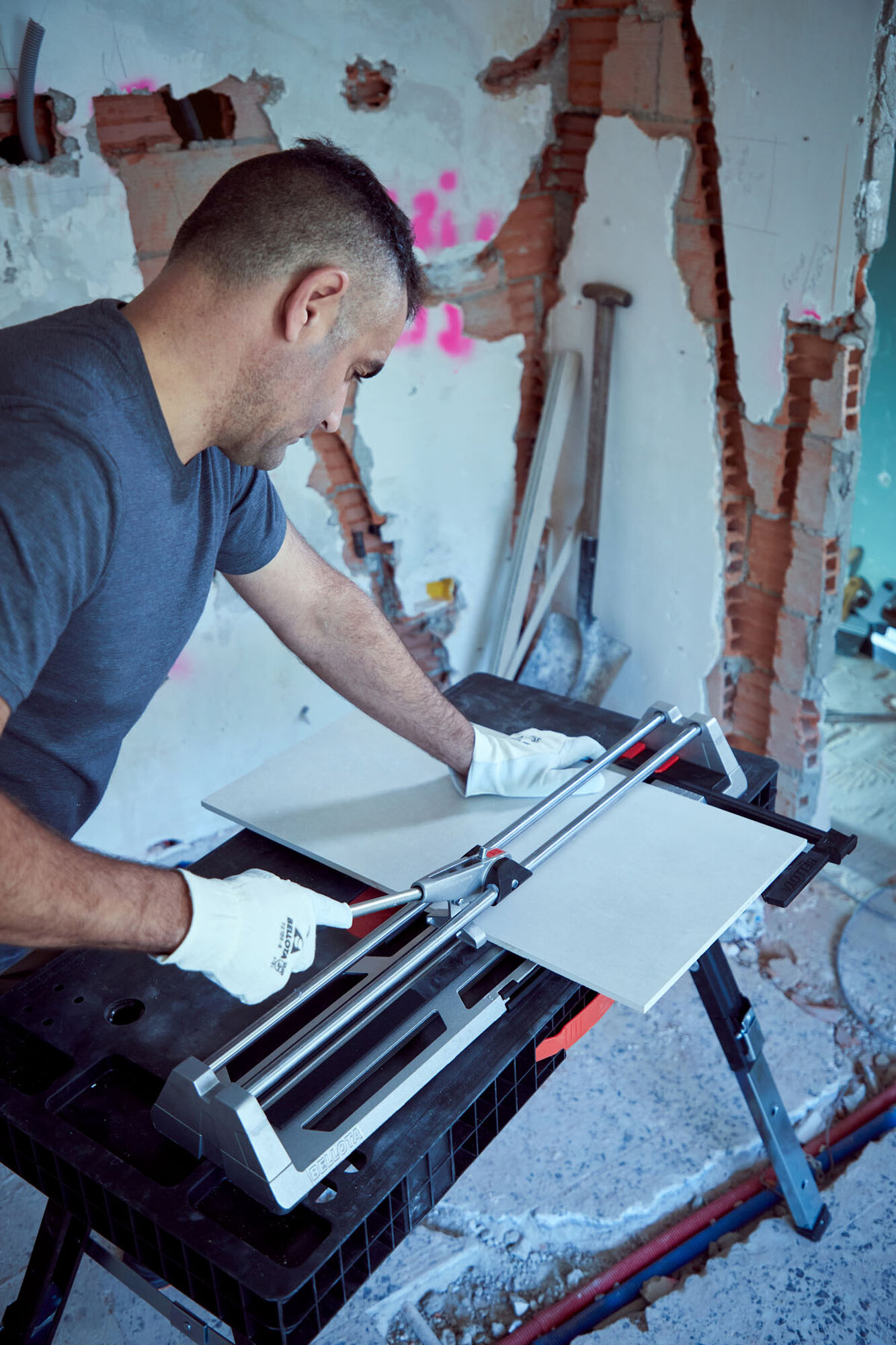 Cortadora de cerámica Pop con kit regla para formatos más habituales / POPR