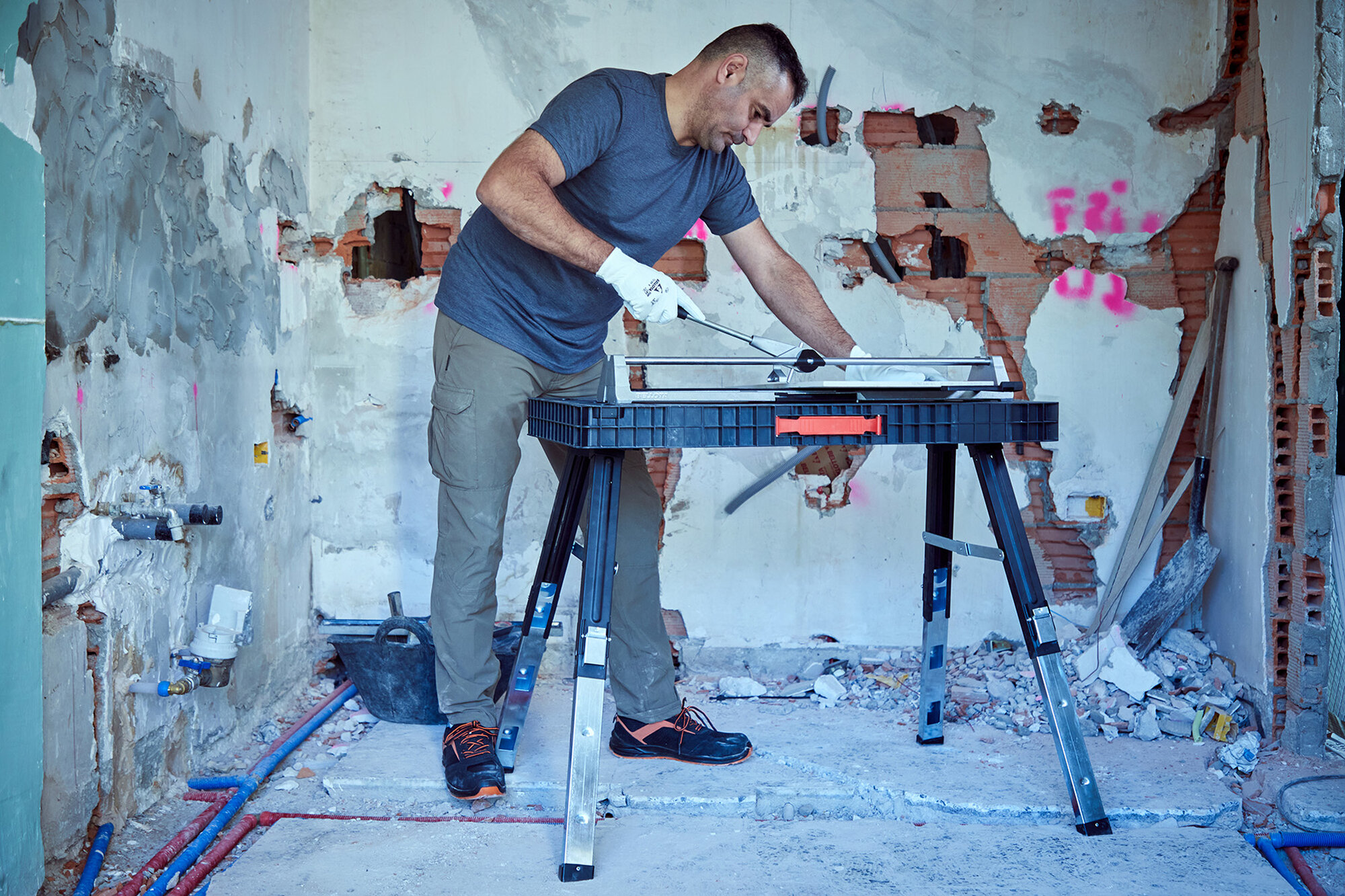 Cortadora de cerámica Pop con kit regla para formatos más habituales / POPR