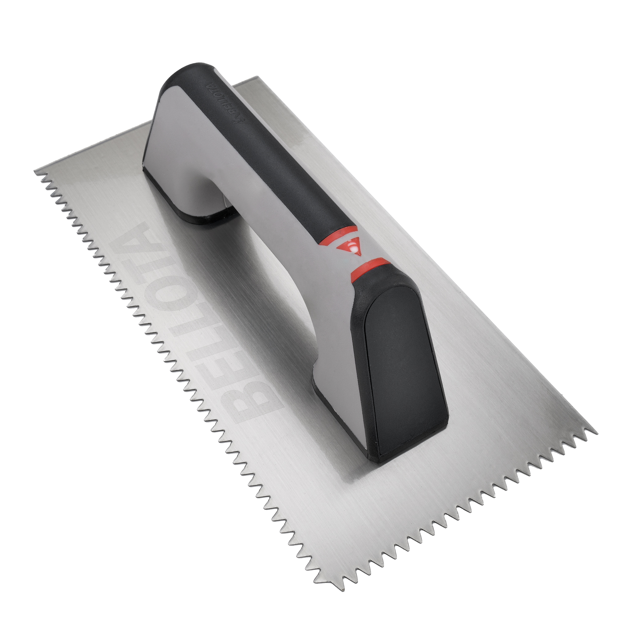 Peine diente triangular con mango bimaterial para trabajos de alicatado y solado / 5871BIM