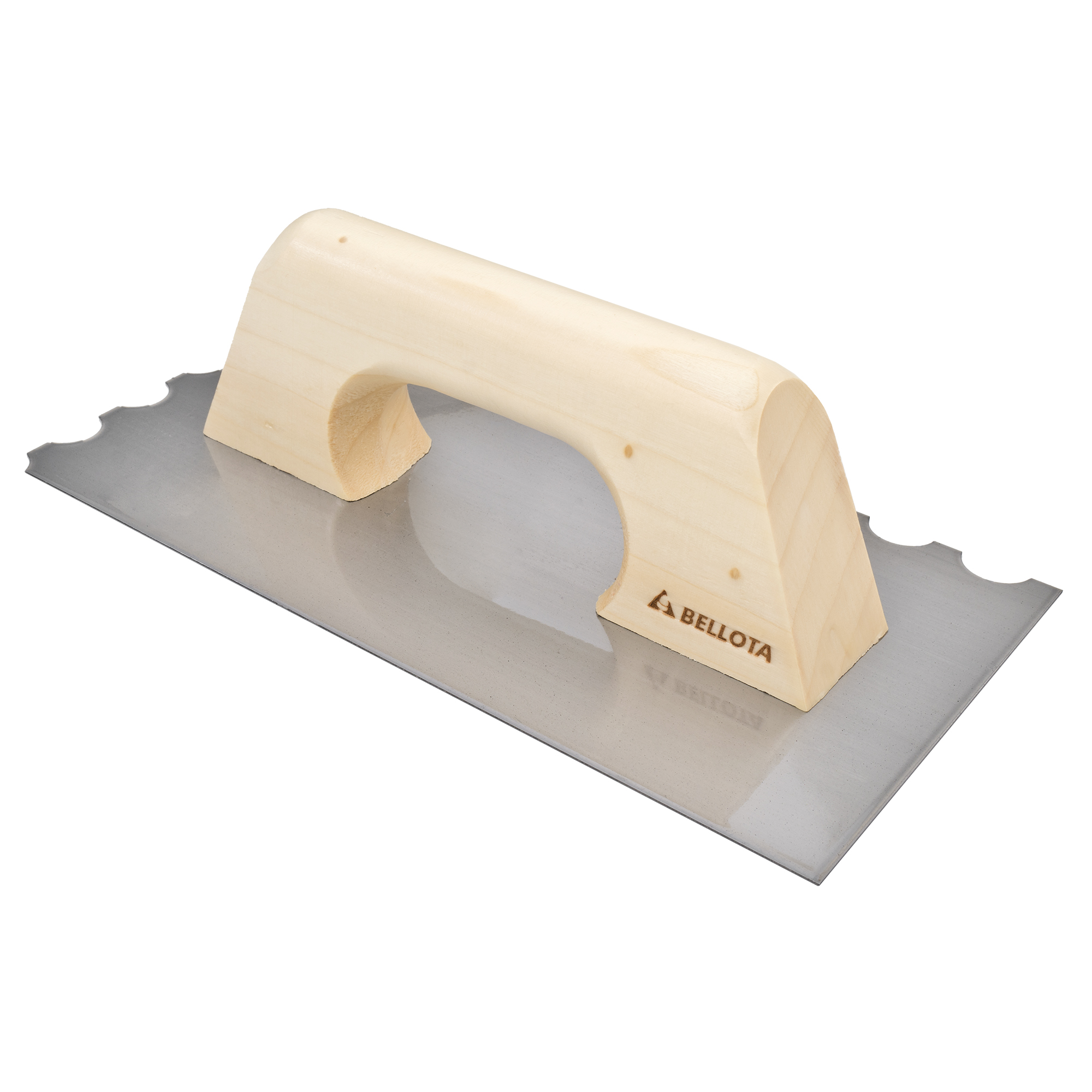 Peine diente radio con mango madera para trabajos de alicatado y solado / 5873R