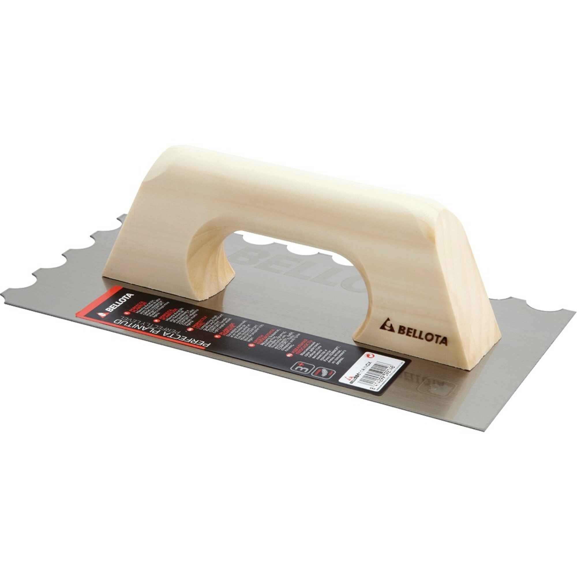 Peine diente radio con mango madera para trabajos de alicatado y solado / 5873R