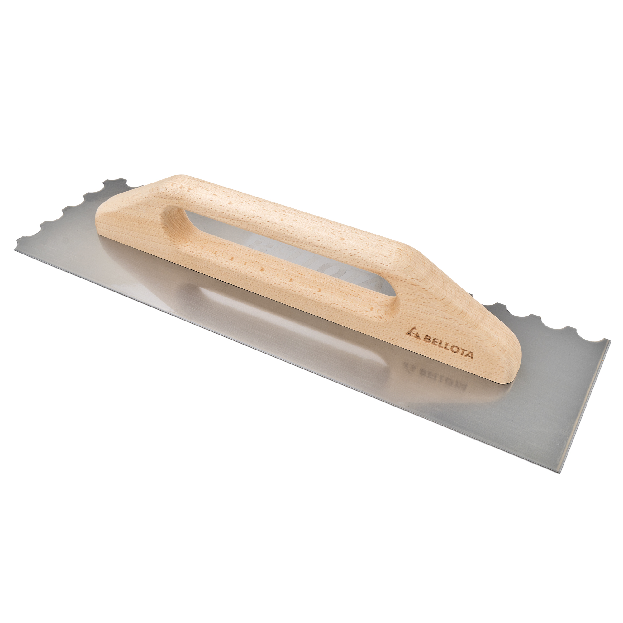 Peine largo diente radio con mango madera para trabajos de alicatado y solado / 5875R