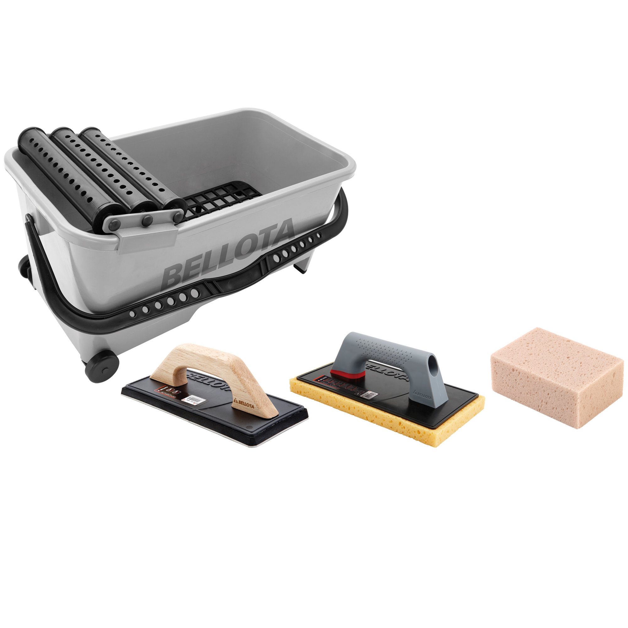 Kit cubo profesional de limpieza para trabajos de alicatado / 58003KIT