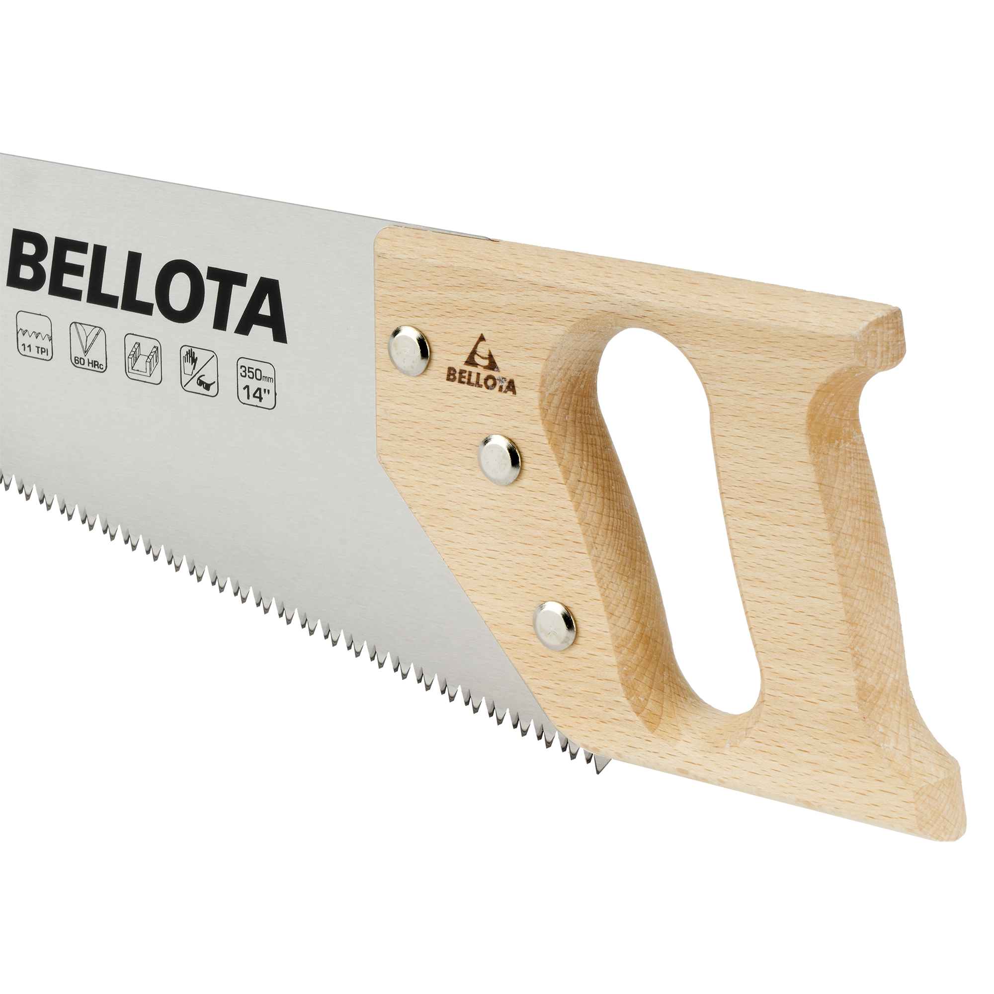 Miniatura Serrucho carpintero con mango de madera PEFC / 4551