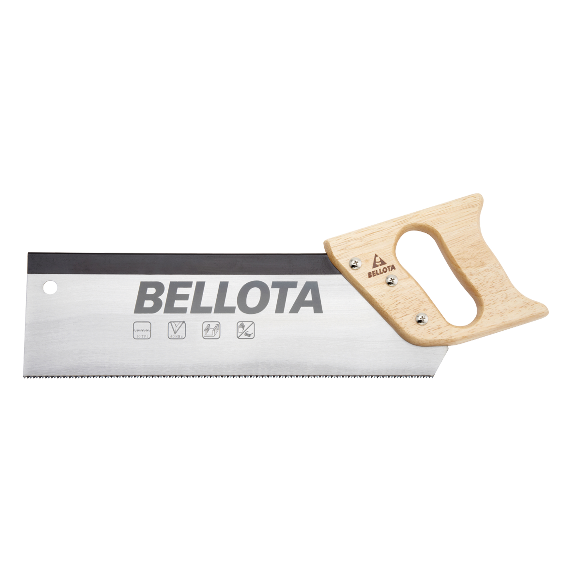 Serrucho costilla con mango de madera certificada / 4561