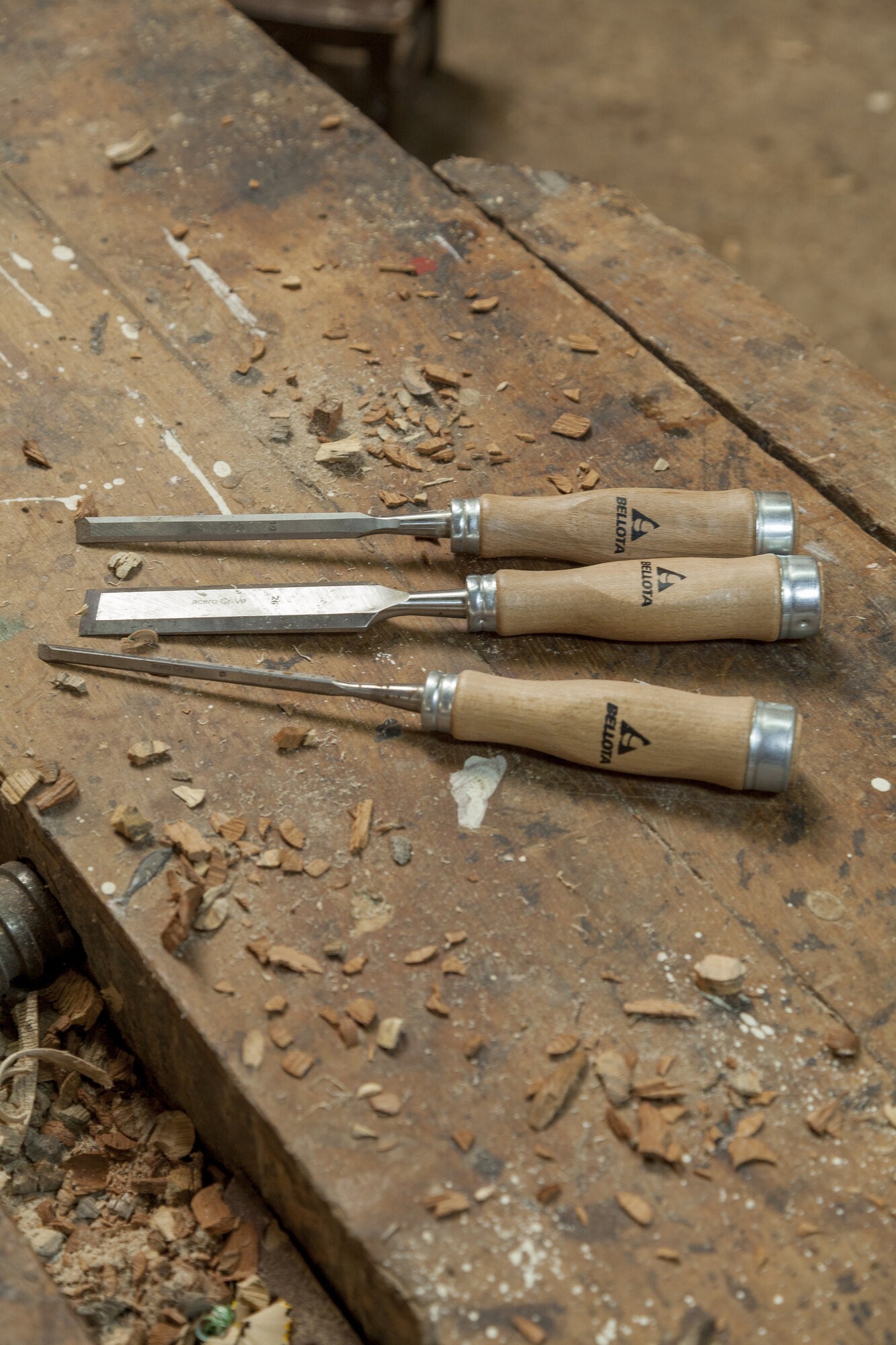 Kit formones con mango madera / 8910