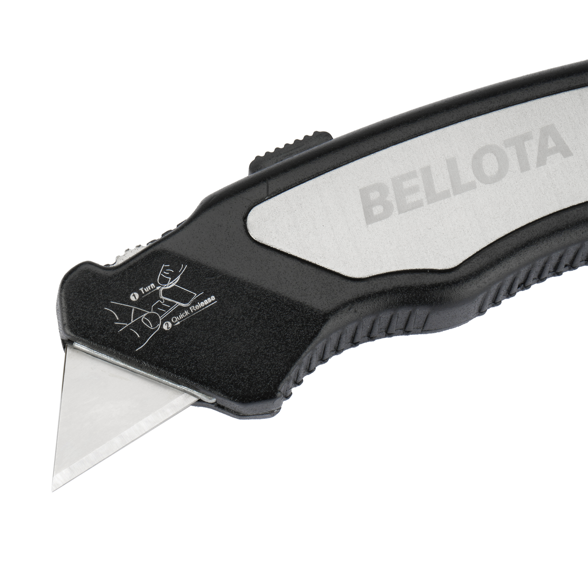 Cutter metálico con hoja trapezoidal de 19 mm para instalación de placa y trabajos de corte / 51407