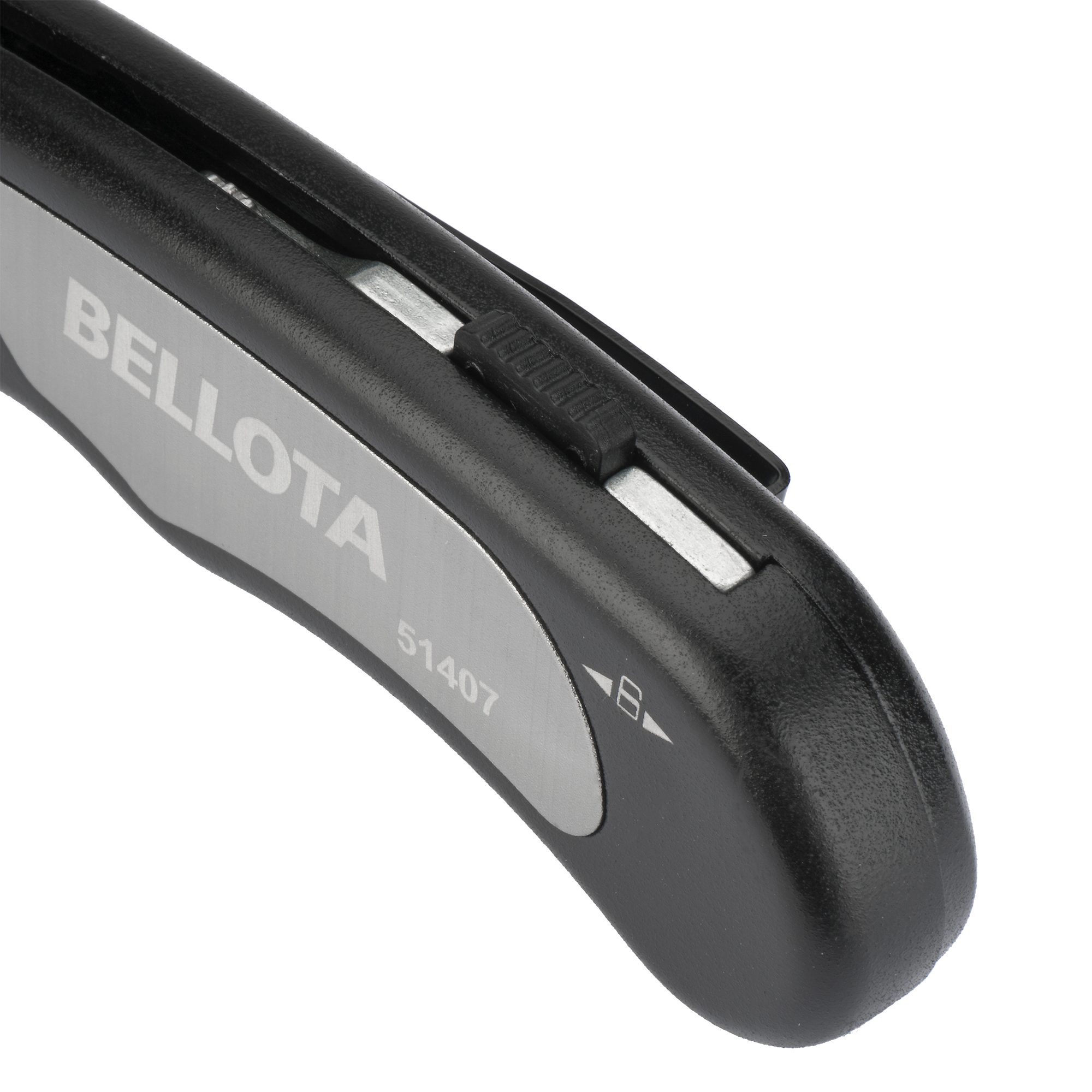 Cutter metálico con hoja trapezoidal de 19 mm para instalación de placa y trabajos de corte / 51407