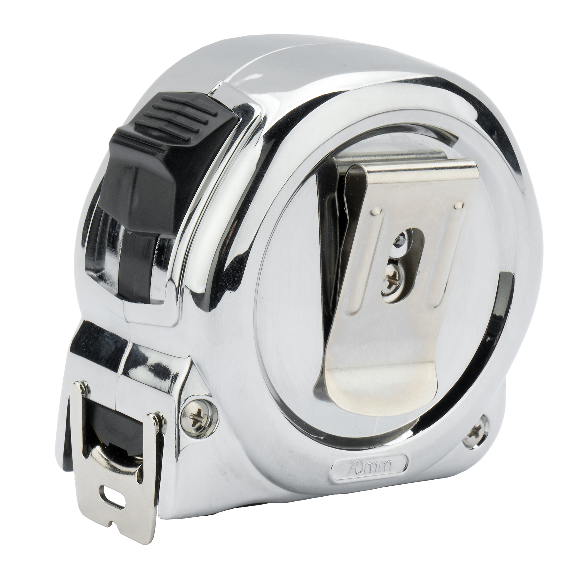 Flexómetro cromado para trabajos de medición / 50012