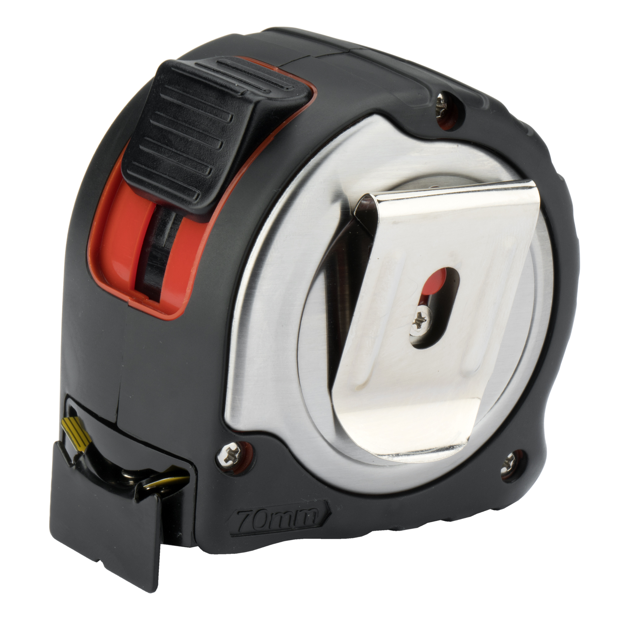 Flexómetro bimaterial de acero inoxidable para trabajos de medición / 50013