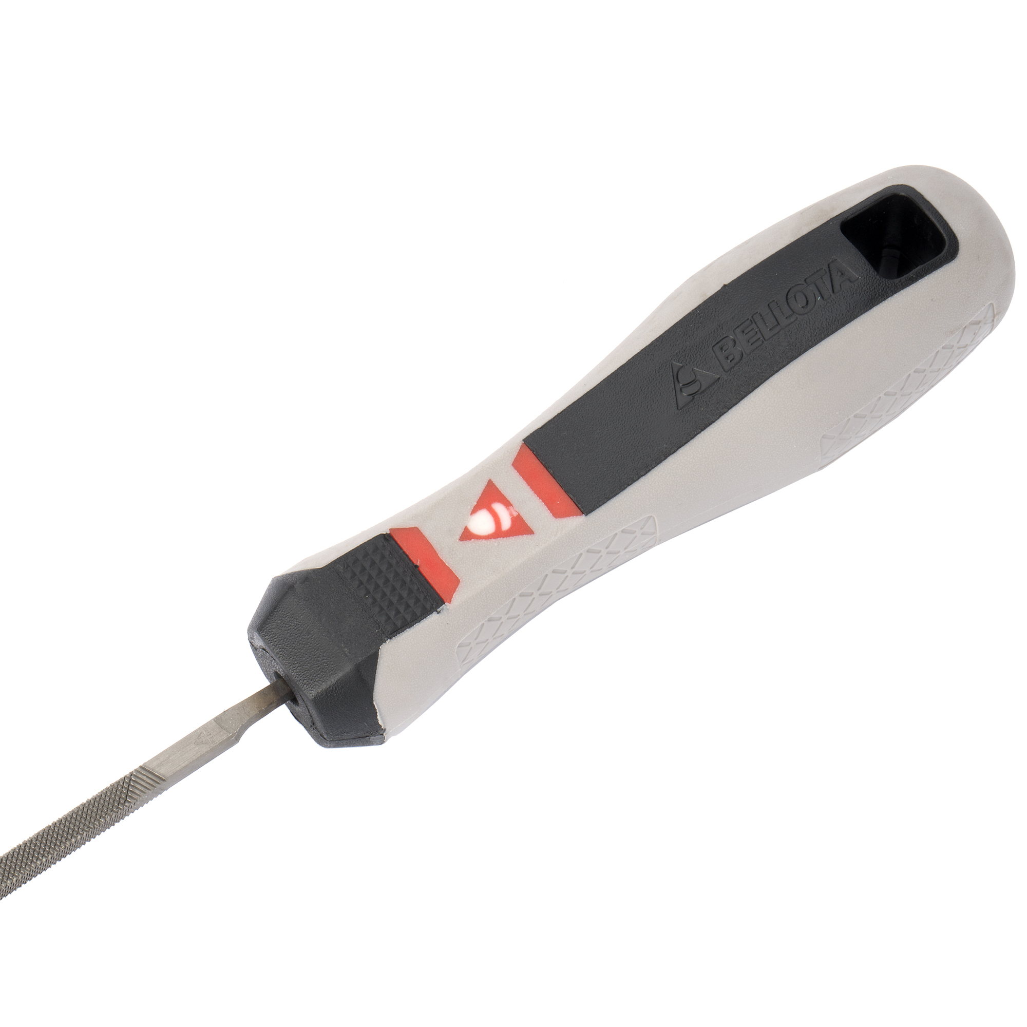 Lima mecánico cuadrada con mango bimaterial / 4006MB