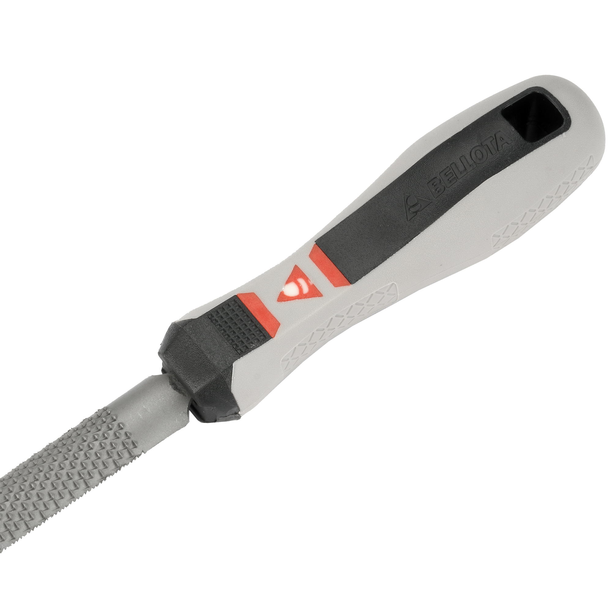 Escofina carpintero mediacaña con mango bimaterial / 4101MB