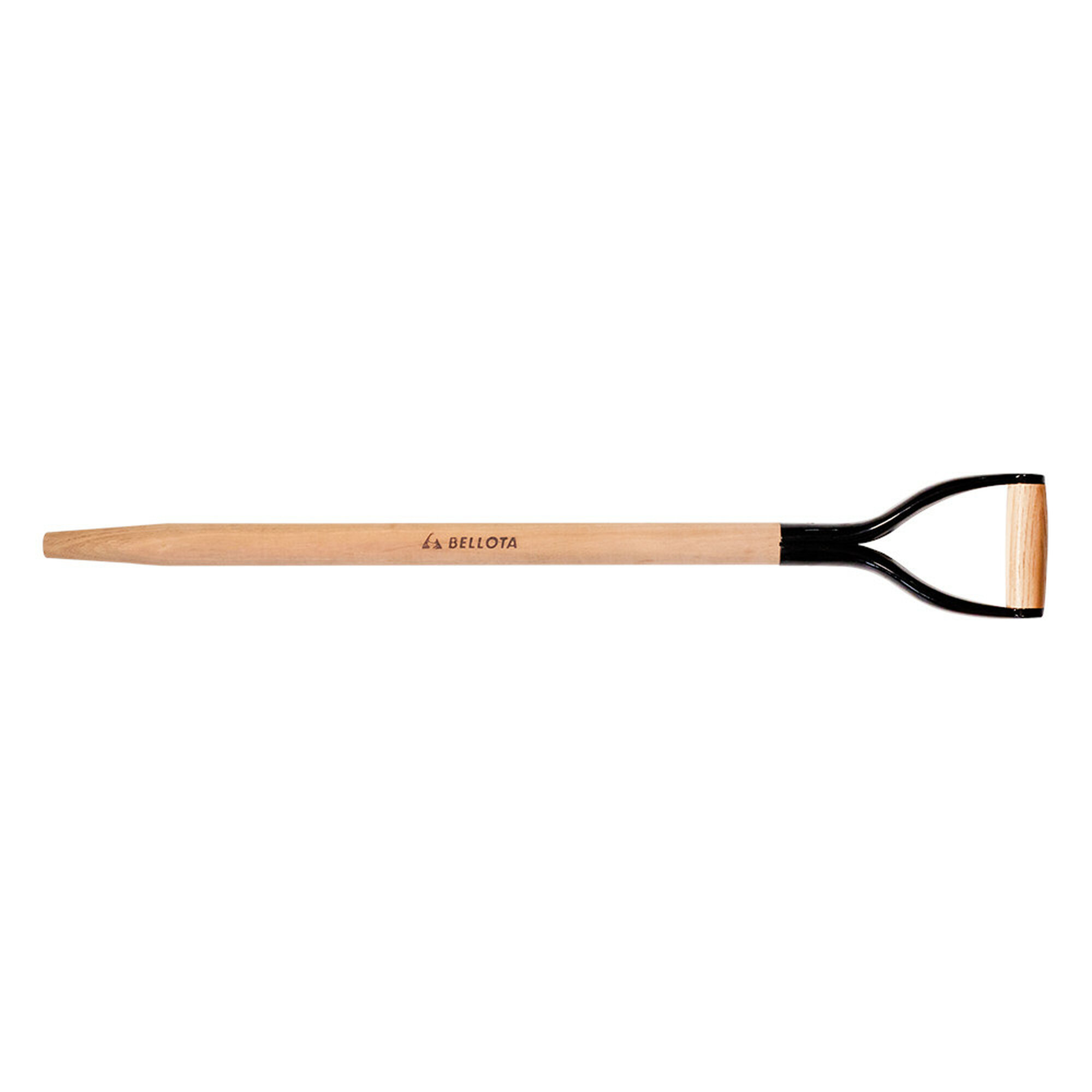 Mango de madera sin barnizar con anilla metálica para palote de 480 mm / M5604ASB