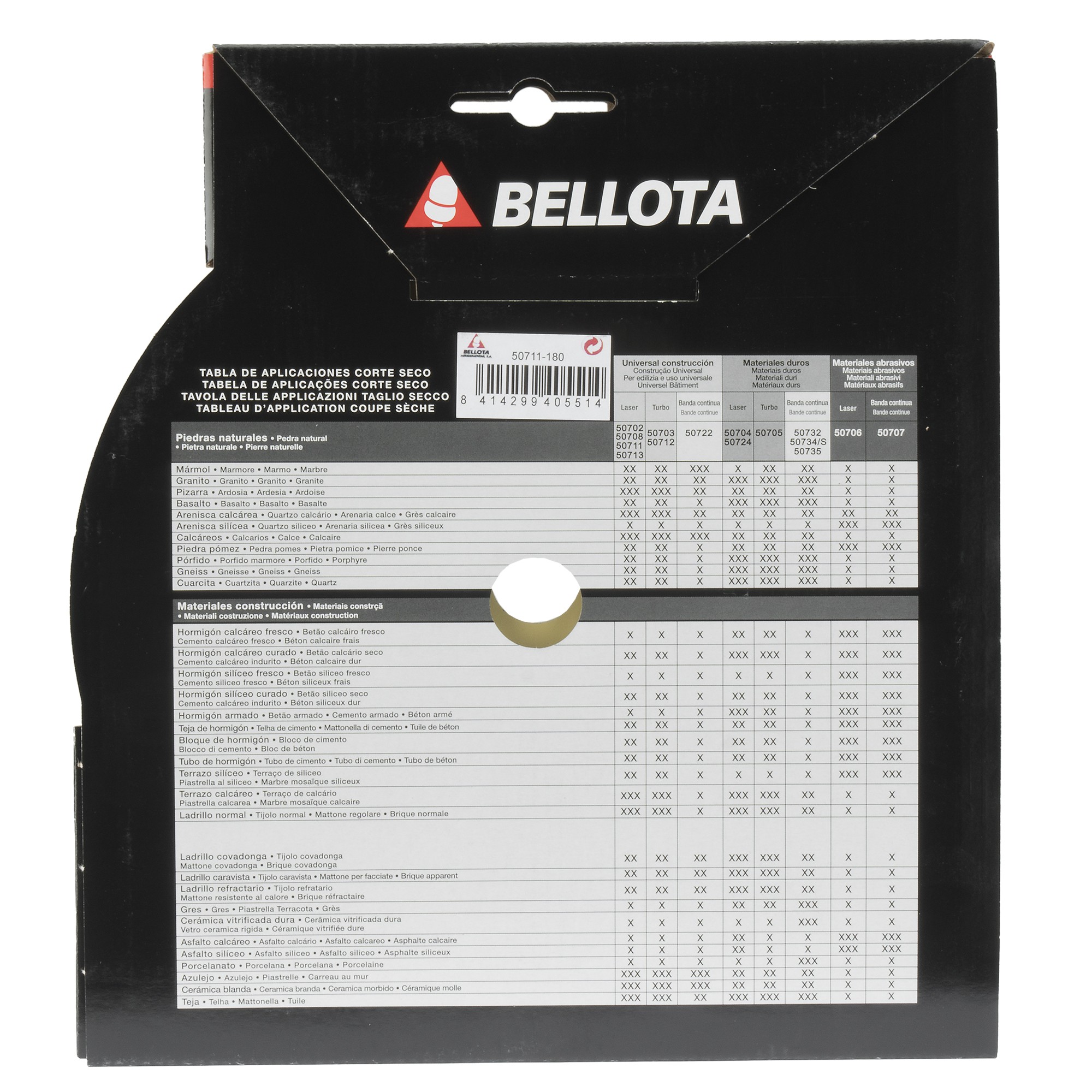 Disco diamante segmentado general de obra Pro7 corte seco / 50711