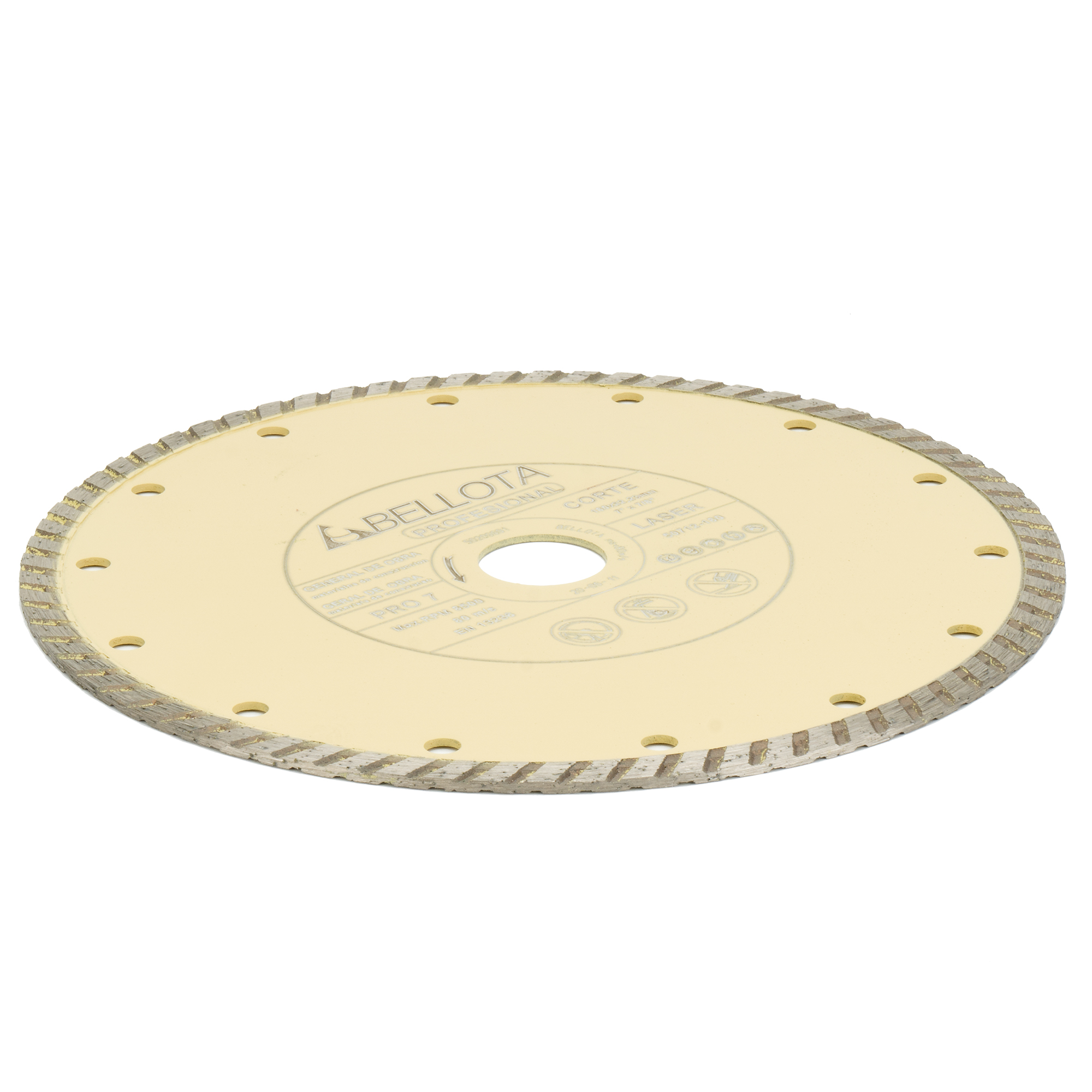 Disco diamante turbo general de obra Pro7 corte seco / 50712